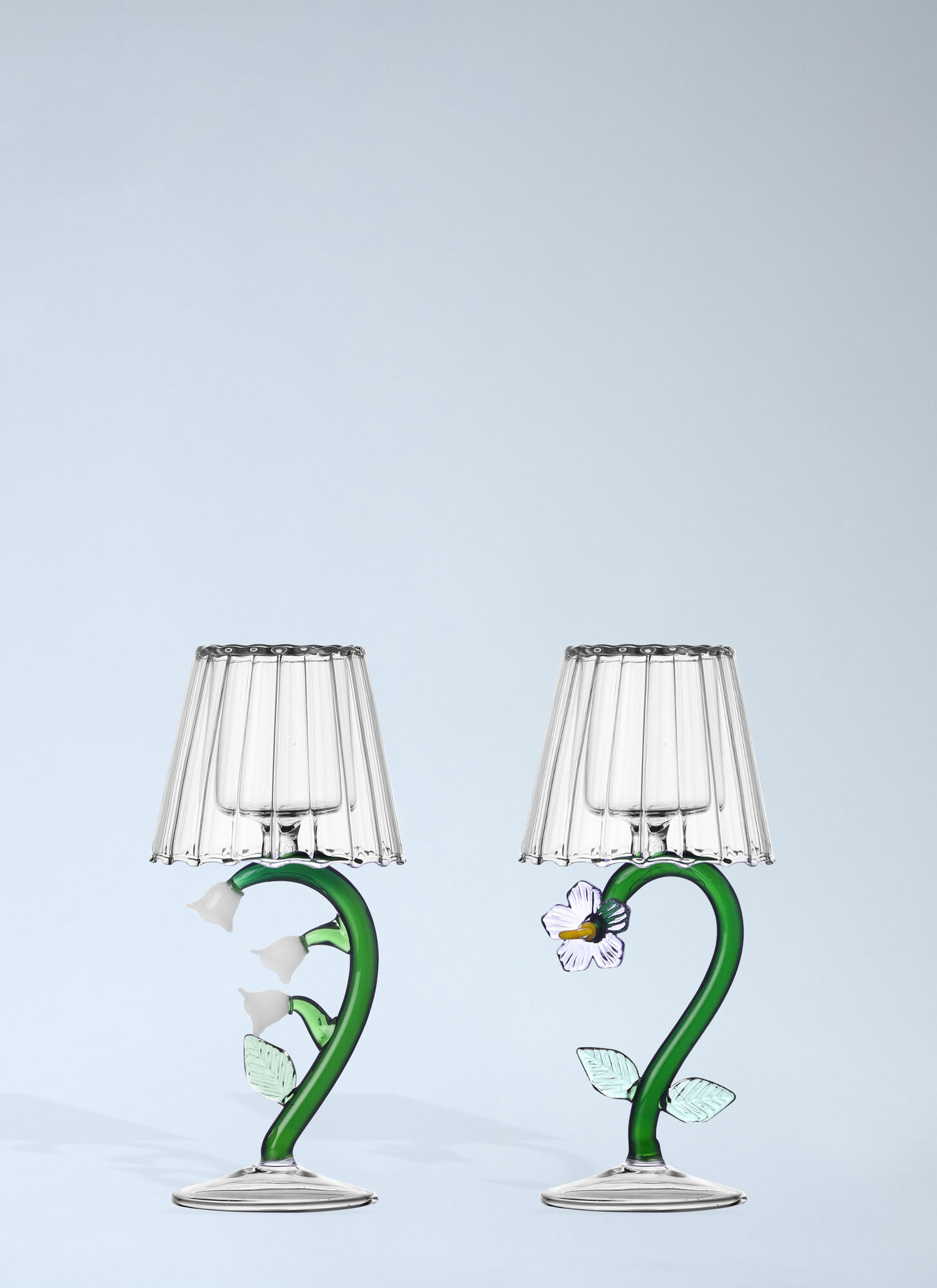 Ichendorf Milano Unisex Multicolour Set Of Two Botanica Tealights - Glassware One Size