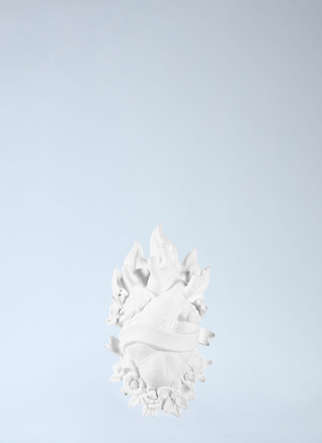 Seletti Holy Love In Bloom Vase In White