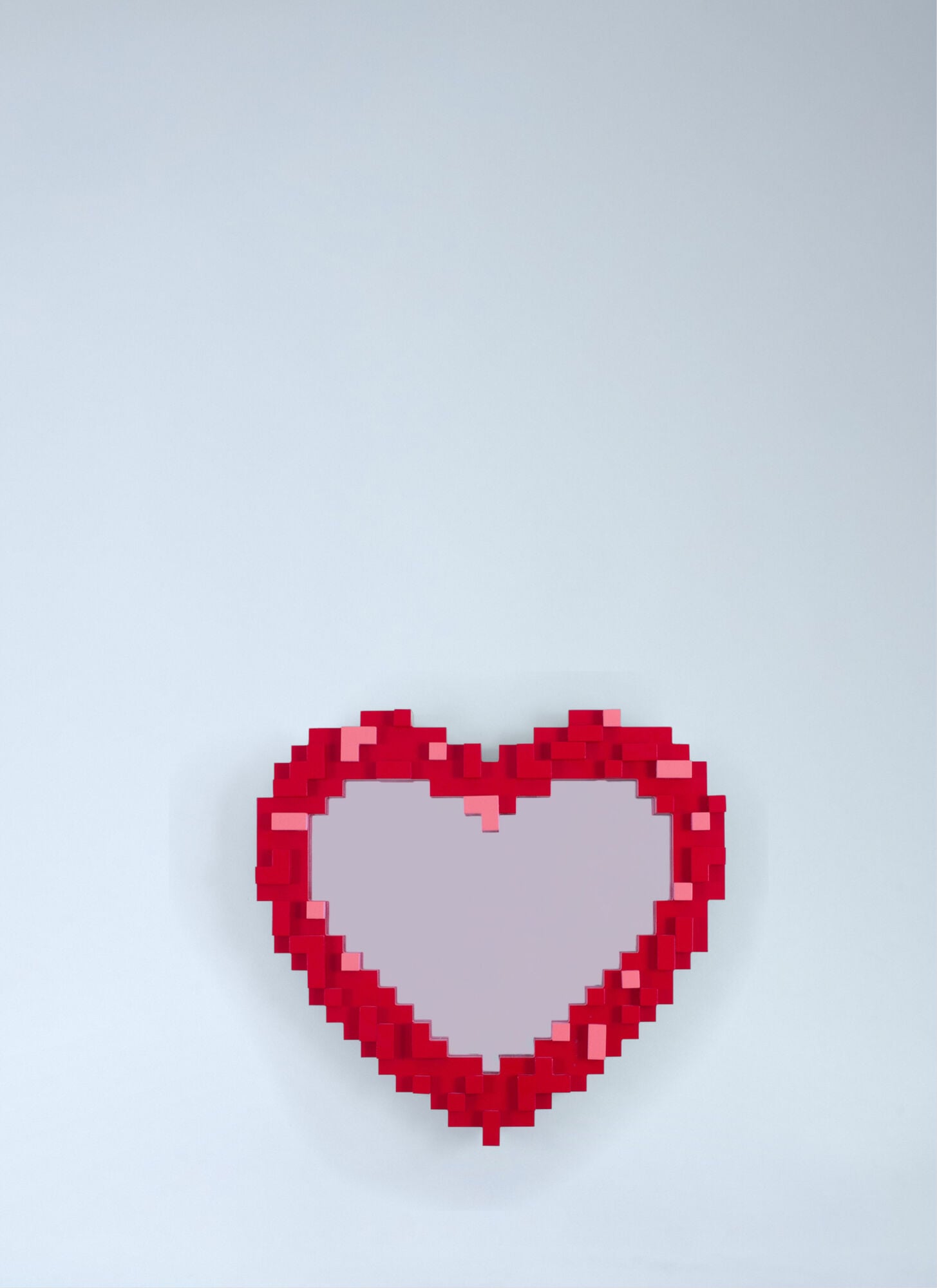 Seletti Heart Mirror - Mirrors Clear One Size
