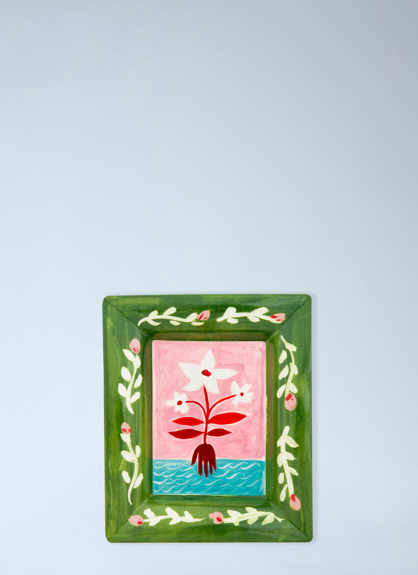 Bitossi Home Bianchi Con Amore Fiori Tray - 厨房 Multicolour One Size