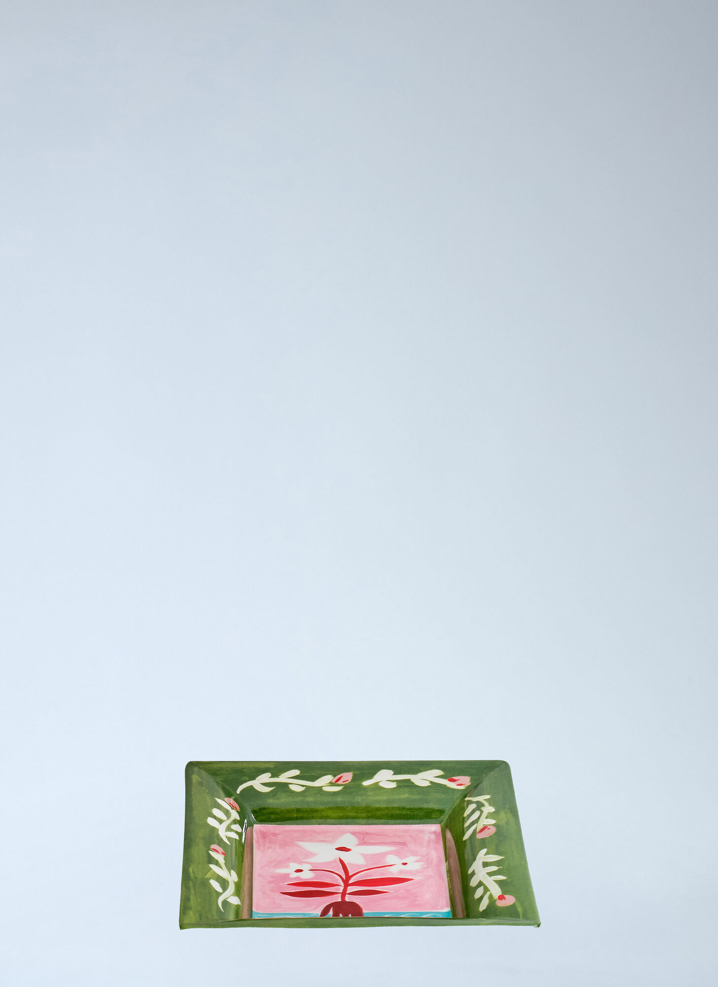  Bitossi Home Bitossi Home Con Amore Fiori Bianchi Tray -  Kitchen  Multicolour One Size 