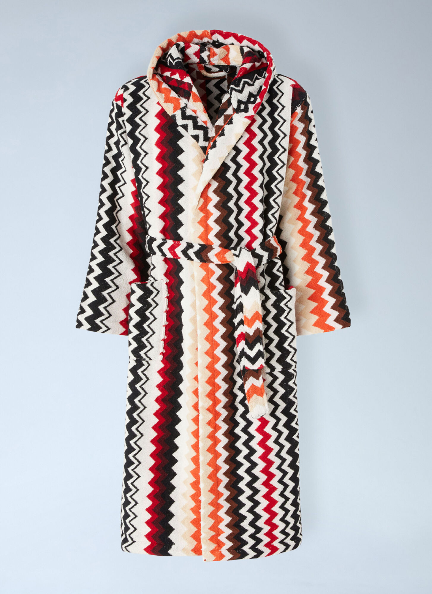 Missoni Unisex Multicolour Best Hooded Bathrobe - Textiles L