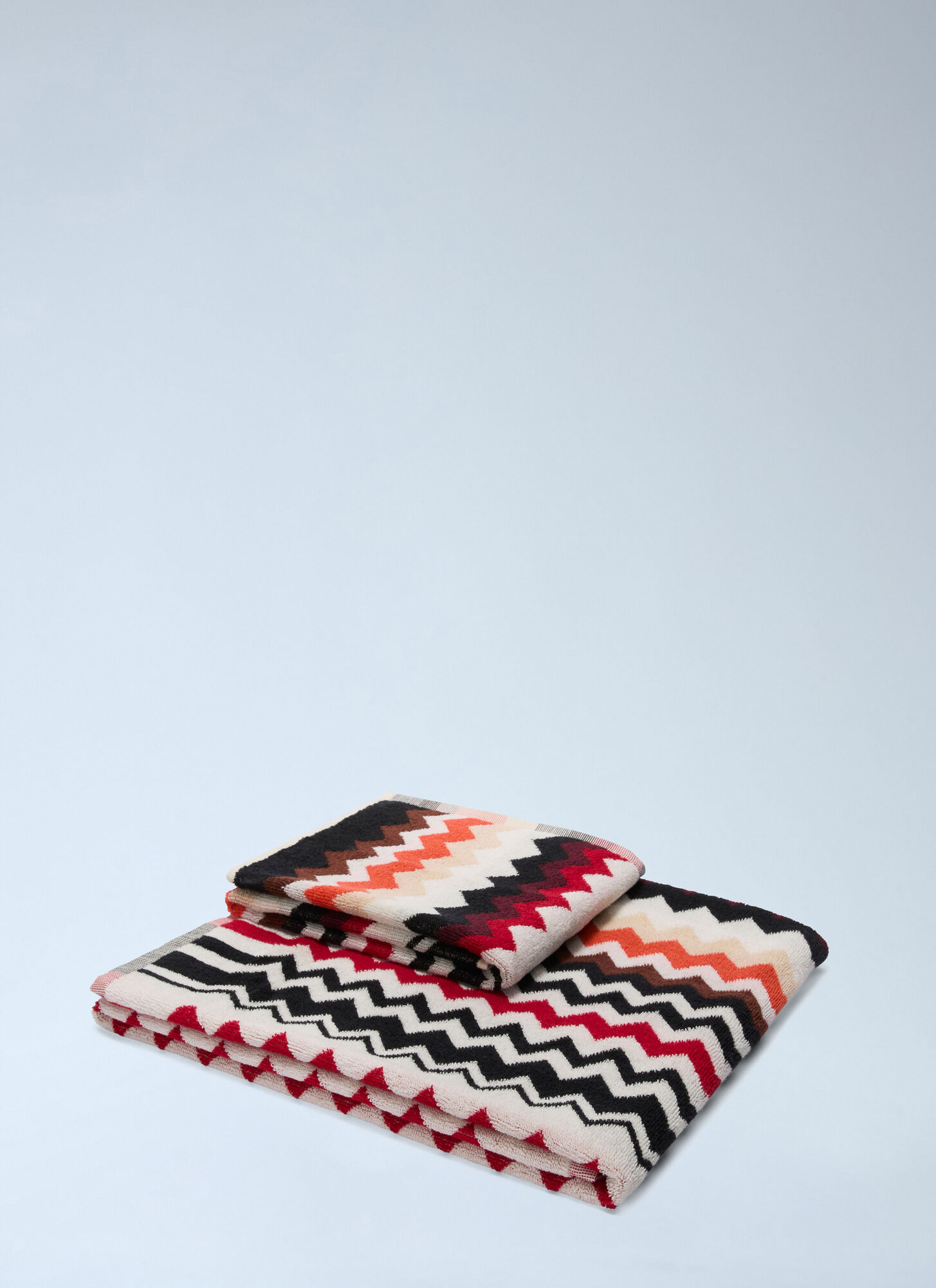 Missoni Unisex Multicolour Two Pieces Best Towel Set - Textiles One Size