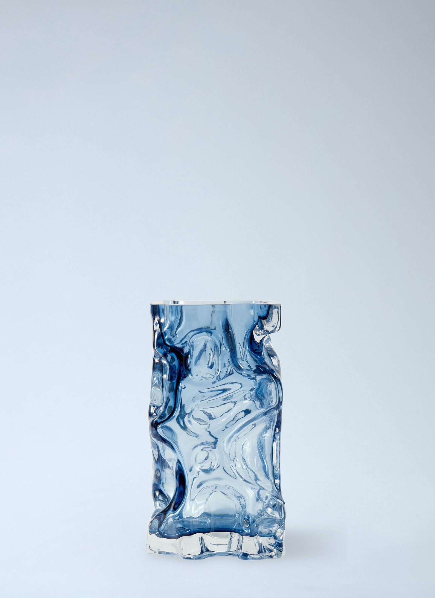  Polspotten Polspotten Textured Glass Vase -  Vases Blue One Size 