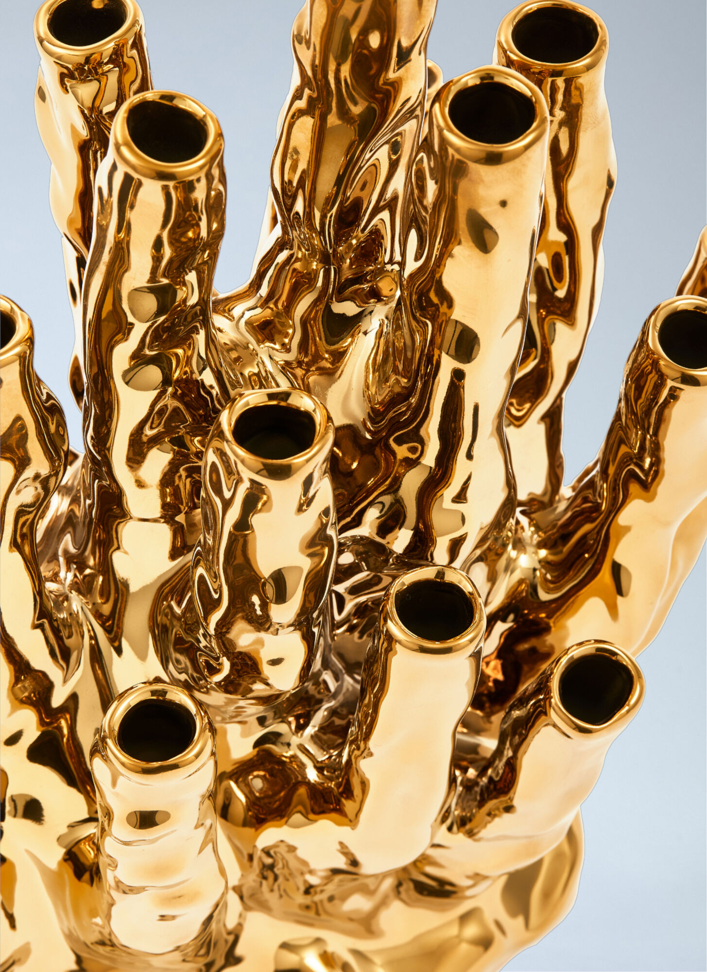  Polspotten Polspotten Abstract Sculpture In Metallic Finish -  Vases Gold One Size 