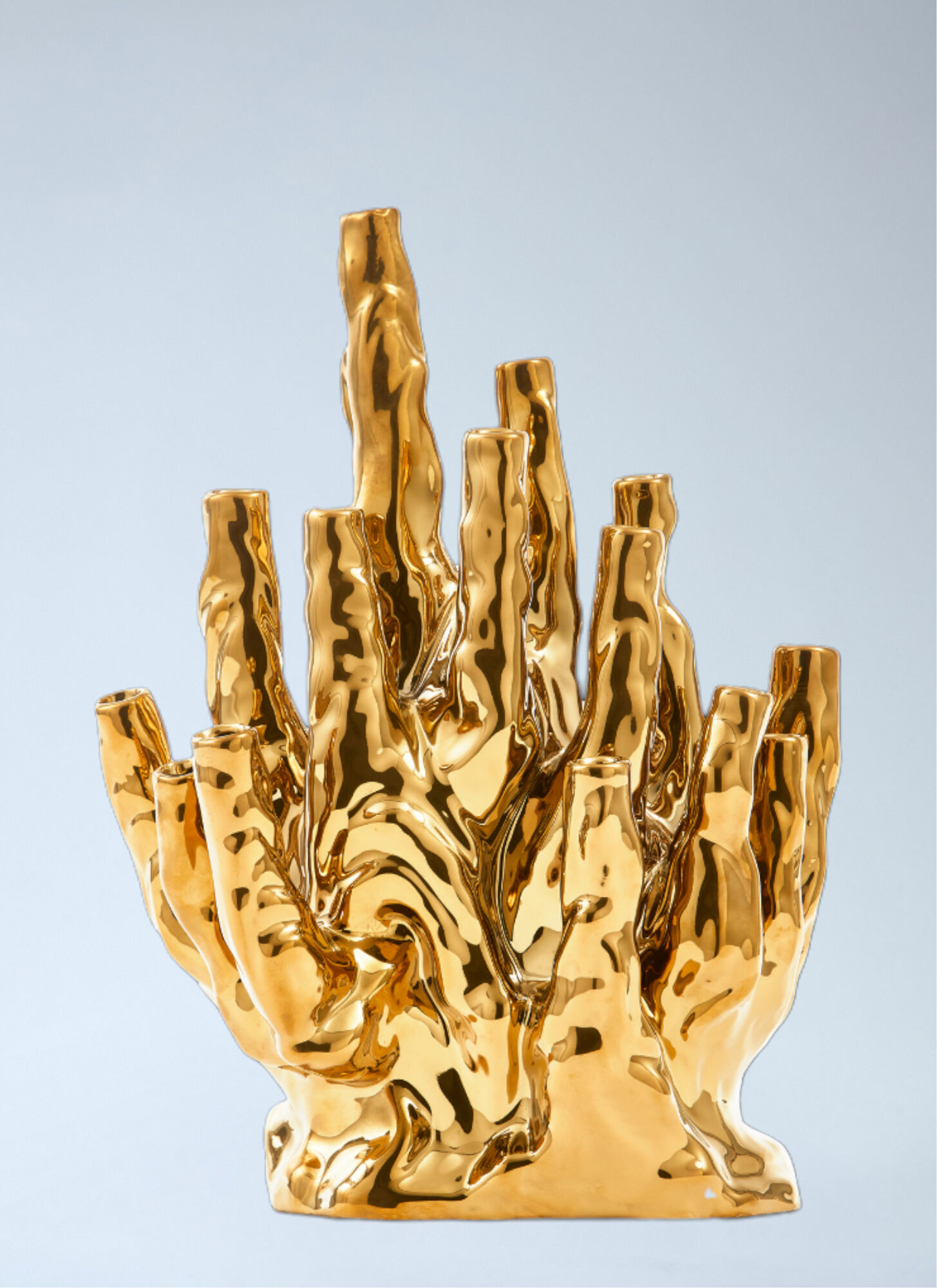  Polspotten Polspotten Abstract Sculpture In Metallic Finish -  Vases Gold One Size 