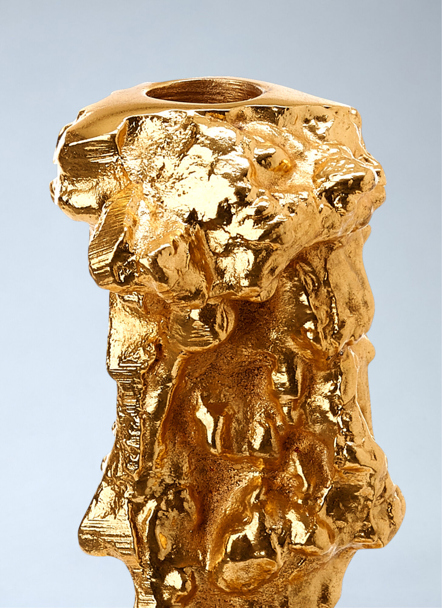  Polspotten Polspotten Sculpted Metal Candle Holder -  Candles & Scents Gold One Size 