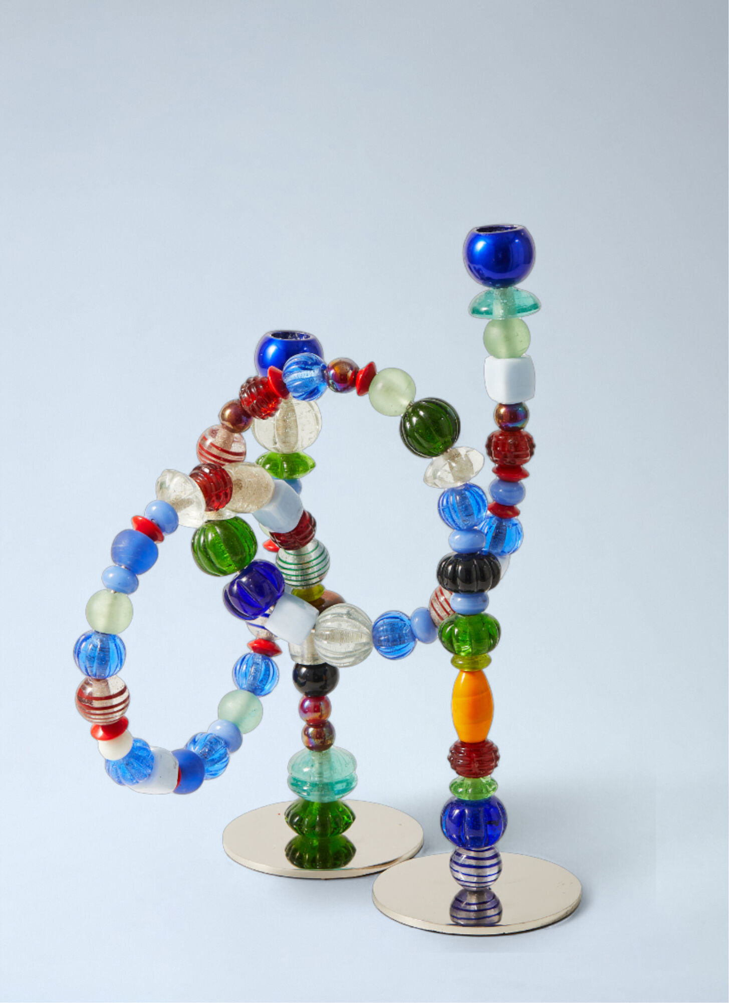  Polspotten Polspotten Beaded Sculptural Candle Holder -  Candles & Scents Multicolour One Size 