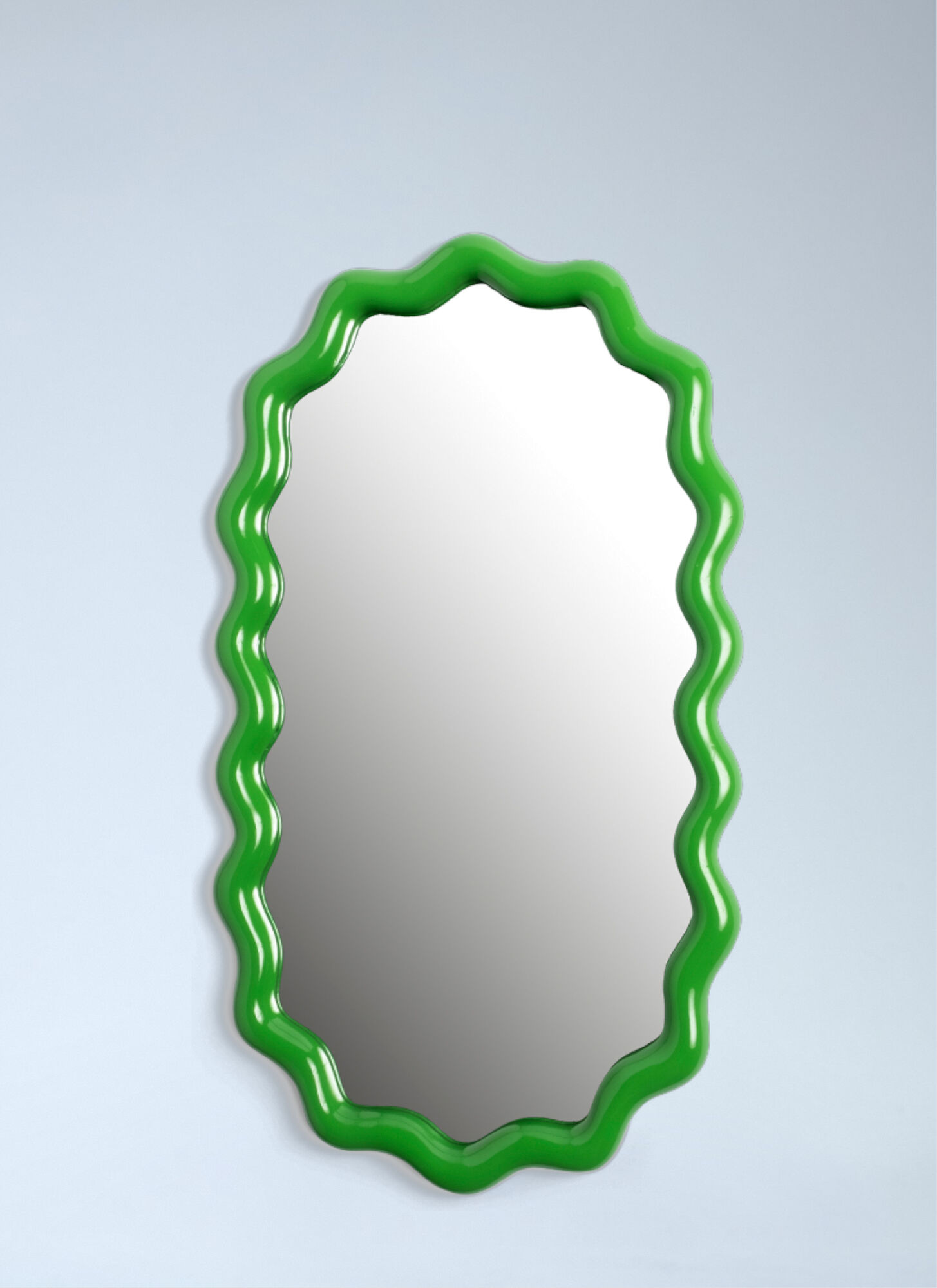 &K Amsterdam Unisex Green Zigzag Mirror - Mirrors One Size