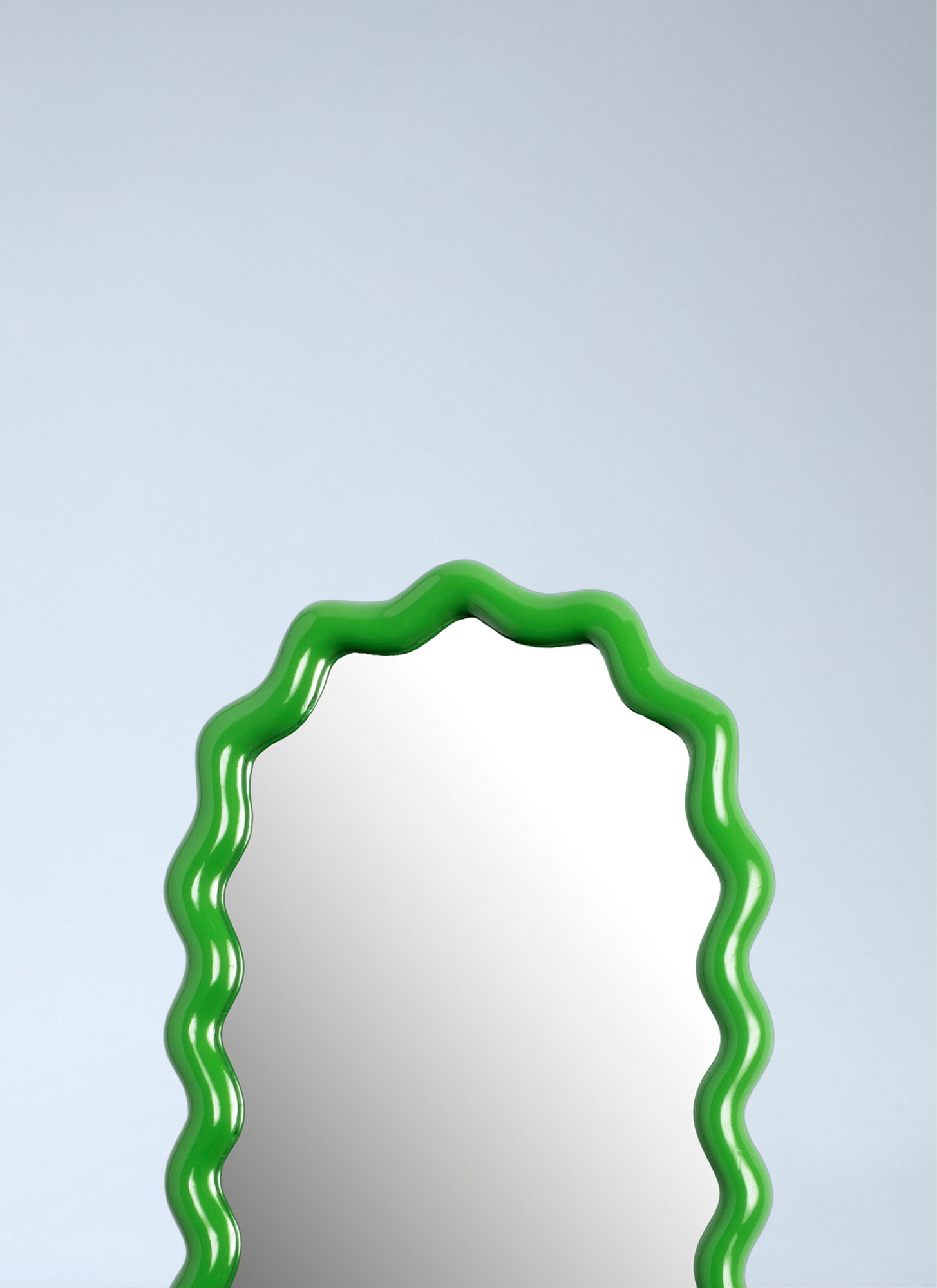  &k Amsterdam &k Amsterdam Zigzag Mirror -  Mirrors Green One Size 