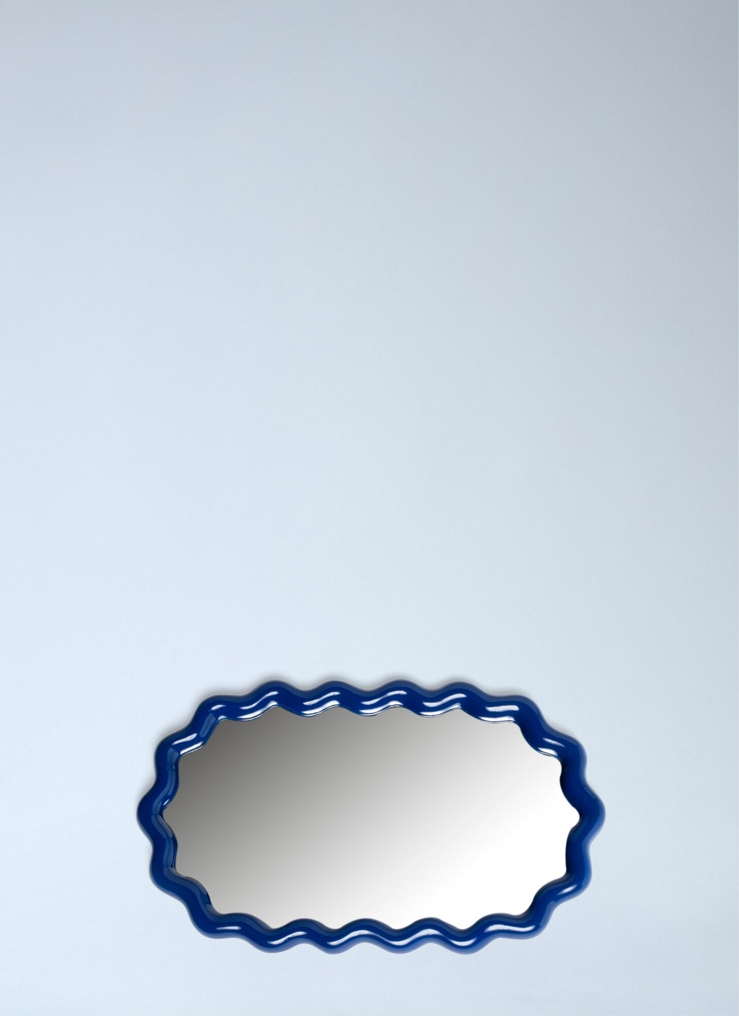  &k Amsterdam &k Amsterdam Zigzag Mirror -  Mirrors Blue One Size 