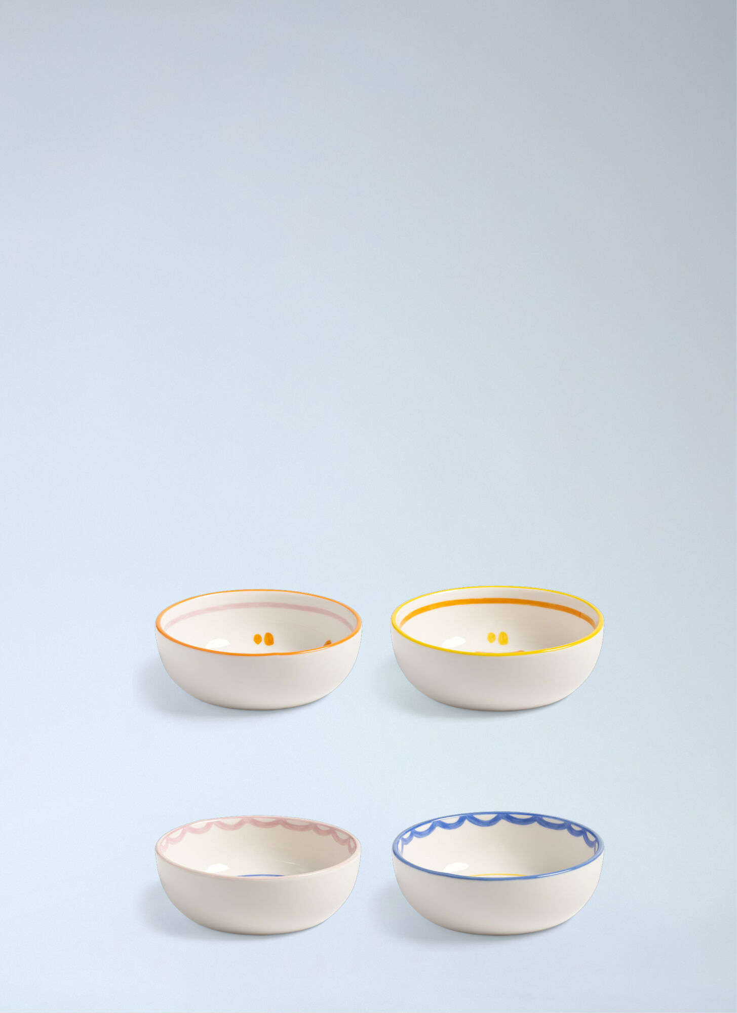 &K Amsterdam Unisex Multicolour Set Of Four Boavista Bowls - Kitchen One Size