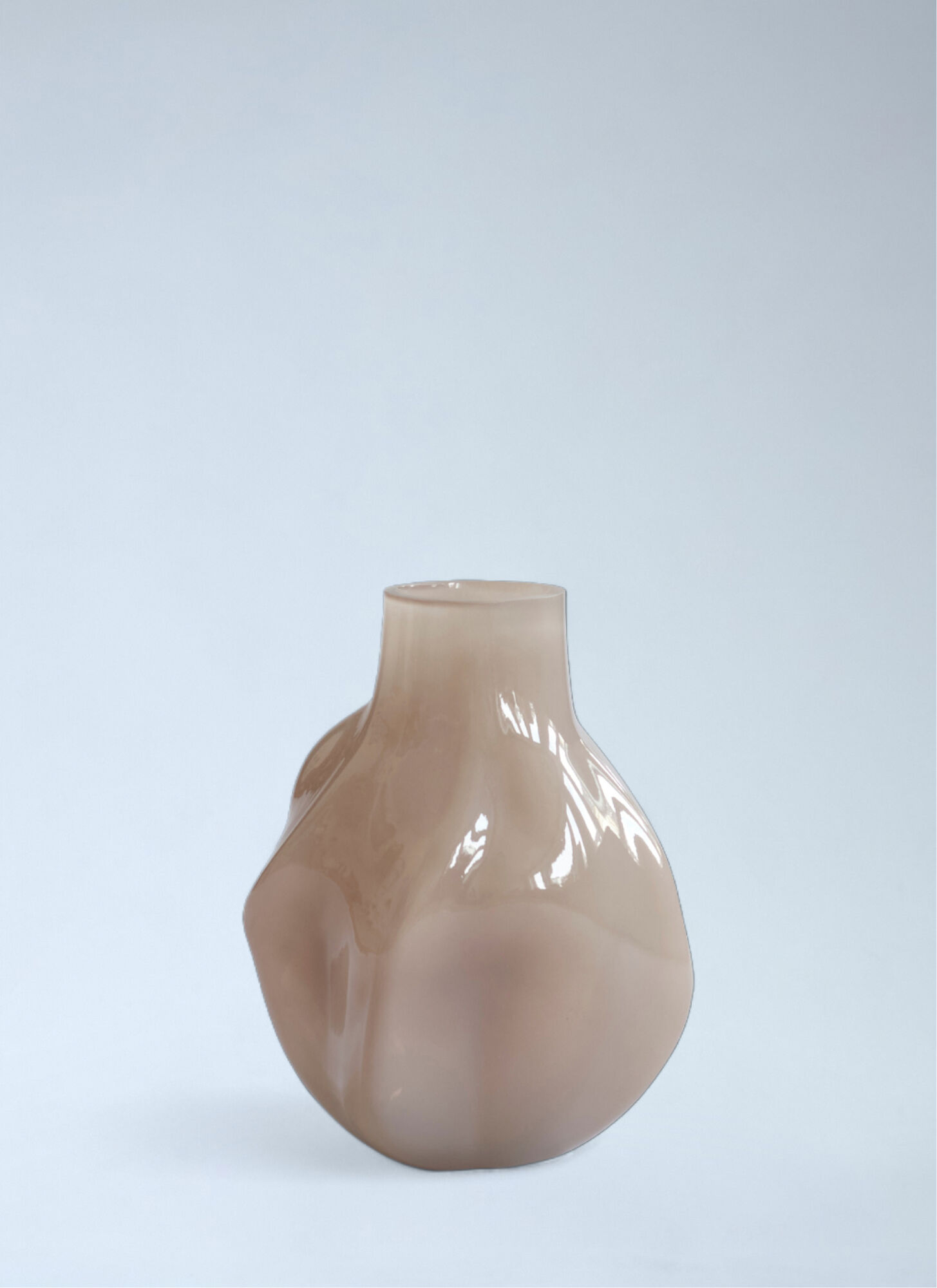 101 Copenhagen Unisex Grey Sculptural Ceramic Vase - Vases One Size