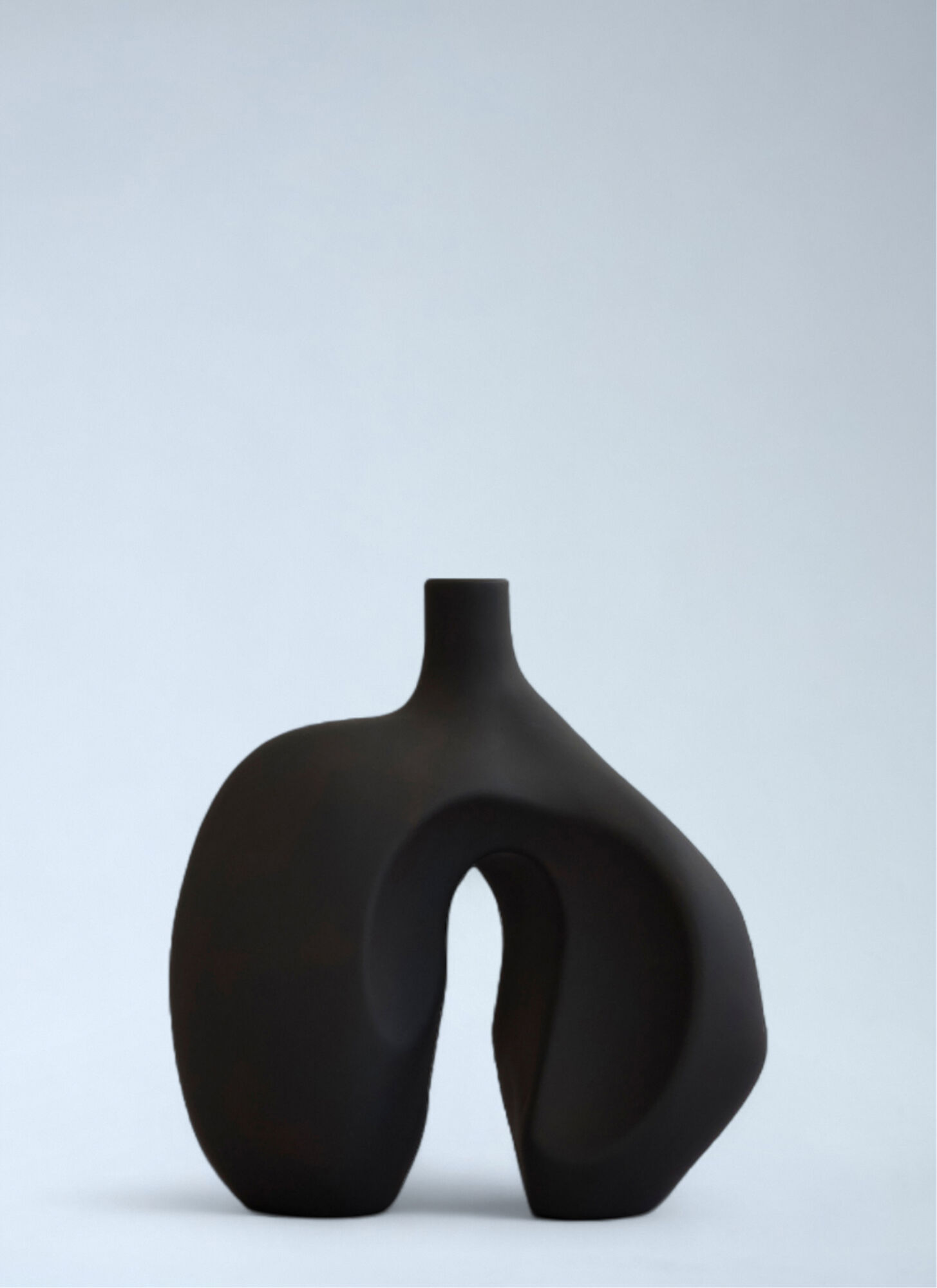 101 Copenhagen Unisex Brown Sculptural Ceramic Vase - Vases One Size