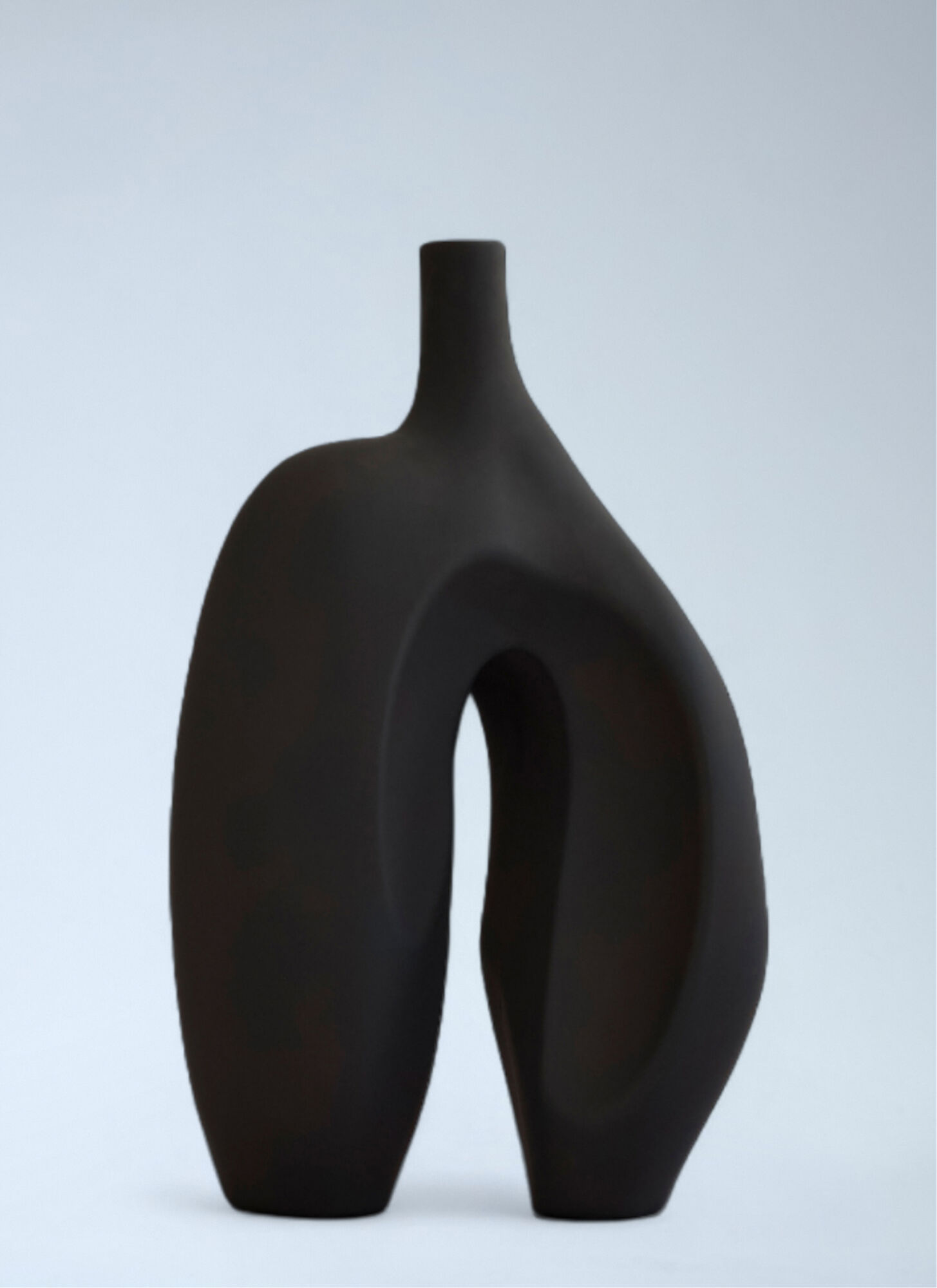 101 Copenhagen Unisex Brown Sculptural Ceramic Vase - Vases One Size