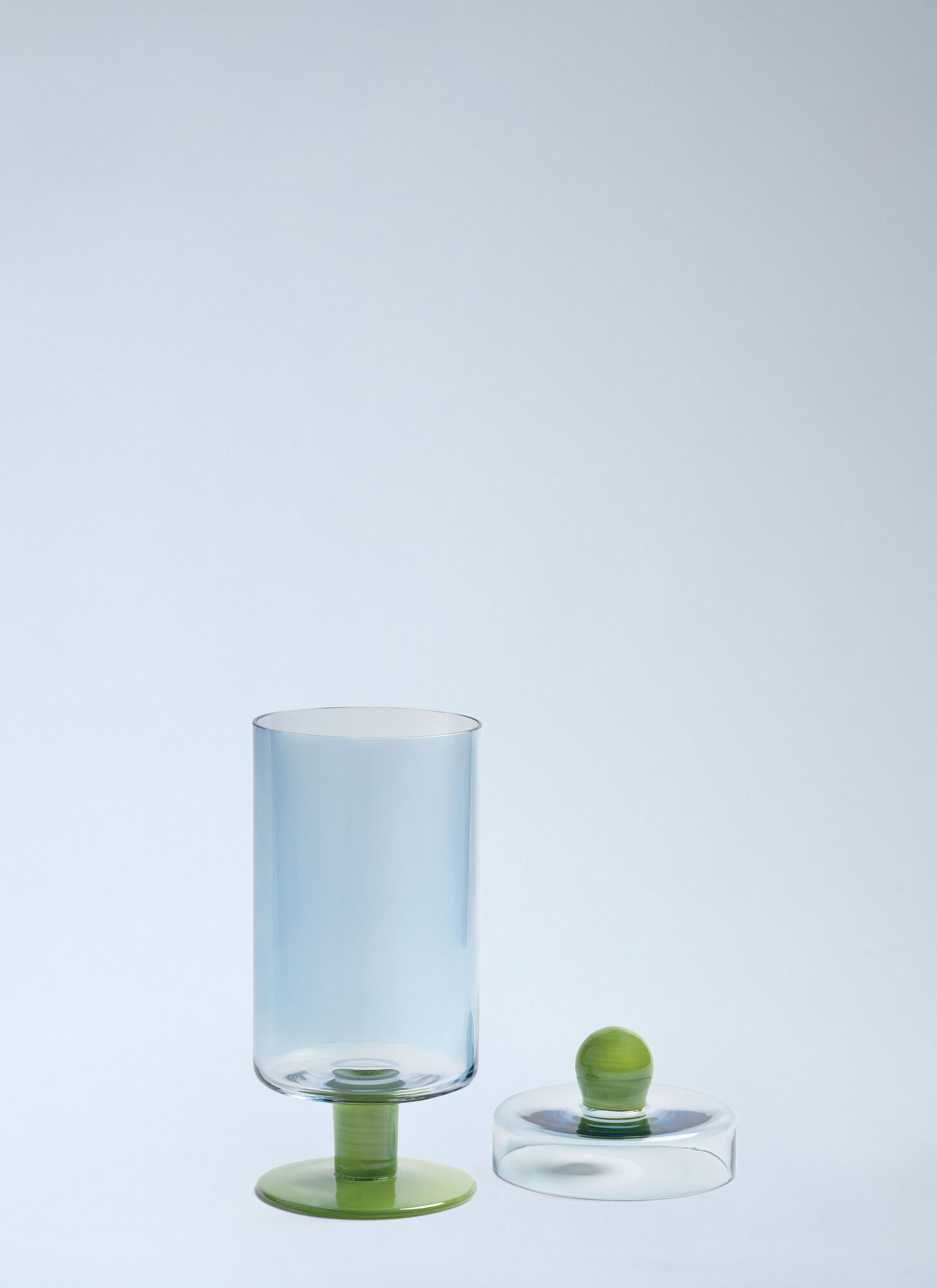  &k Amsterdam &k Amsterdam Tall Duo Jar -  Tea & Coffee Blue One Size 