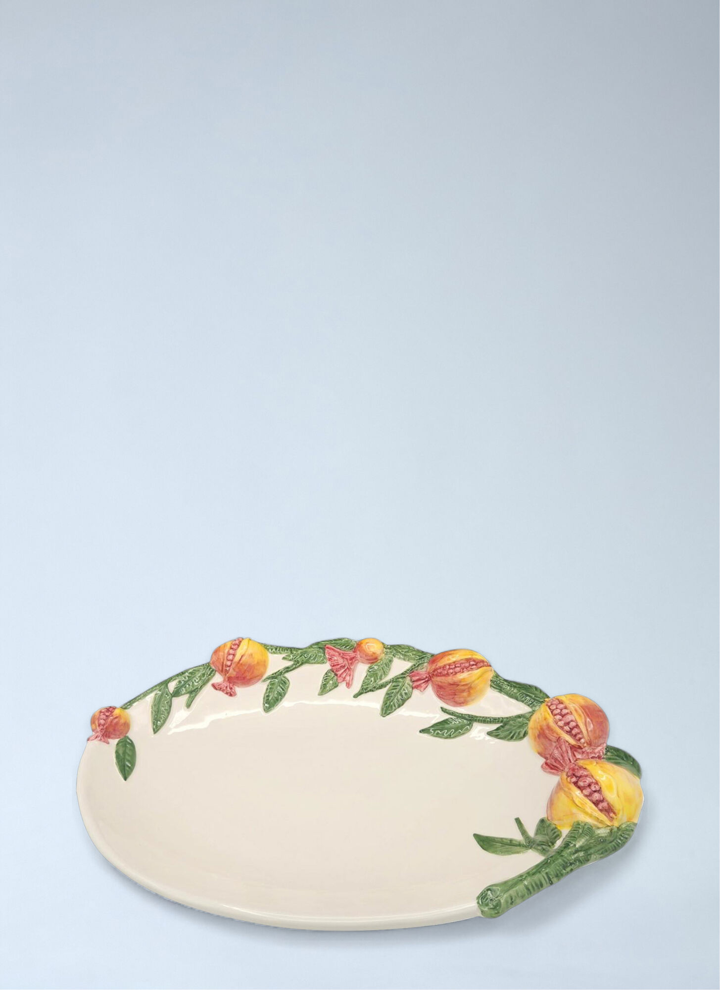 Les-Ottomans Ceramic Fruit Embellished Serving Platter - 厨房 Multicolour One Size