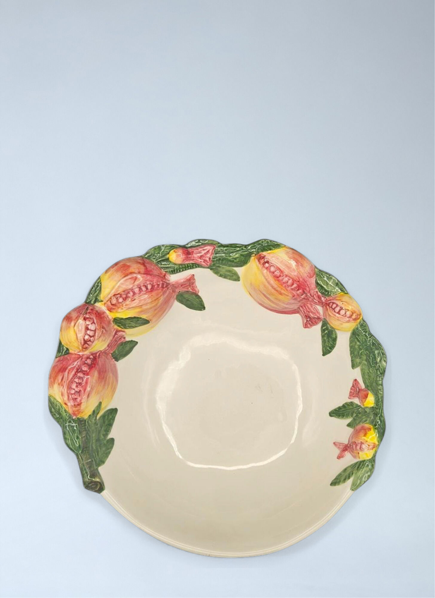  Les-ottomans Les-ottomans Fruit Embellished Ceramic Bowl -  Kitchen  Multicolour One Size 