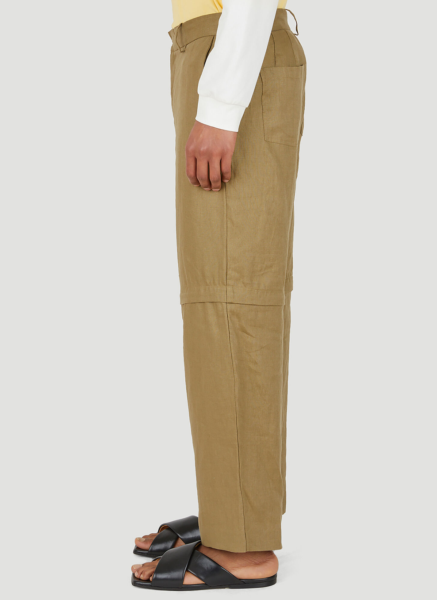  Wynn Hamlyn Wynn Hamlyn Zip Off Cargo Trouser - Mann Hosen Beige 30 