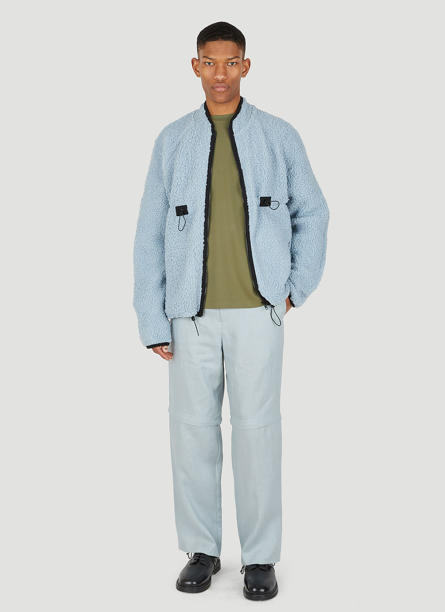  Wynn Hamlyn Wynn Hamlyn Zip Off Cargo Trouser - Mann Hosen Blue 34 