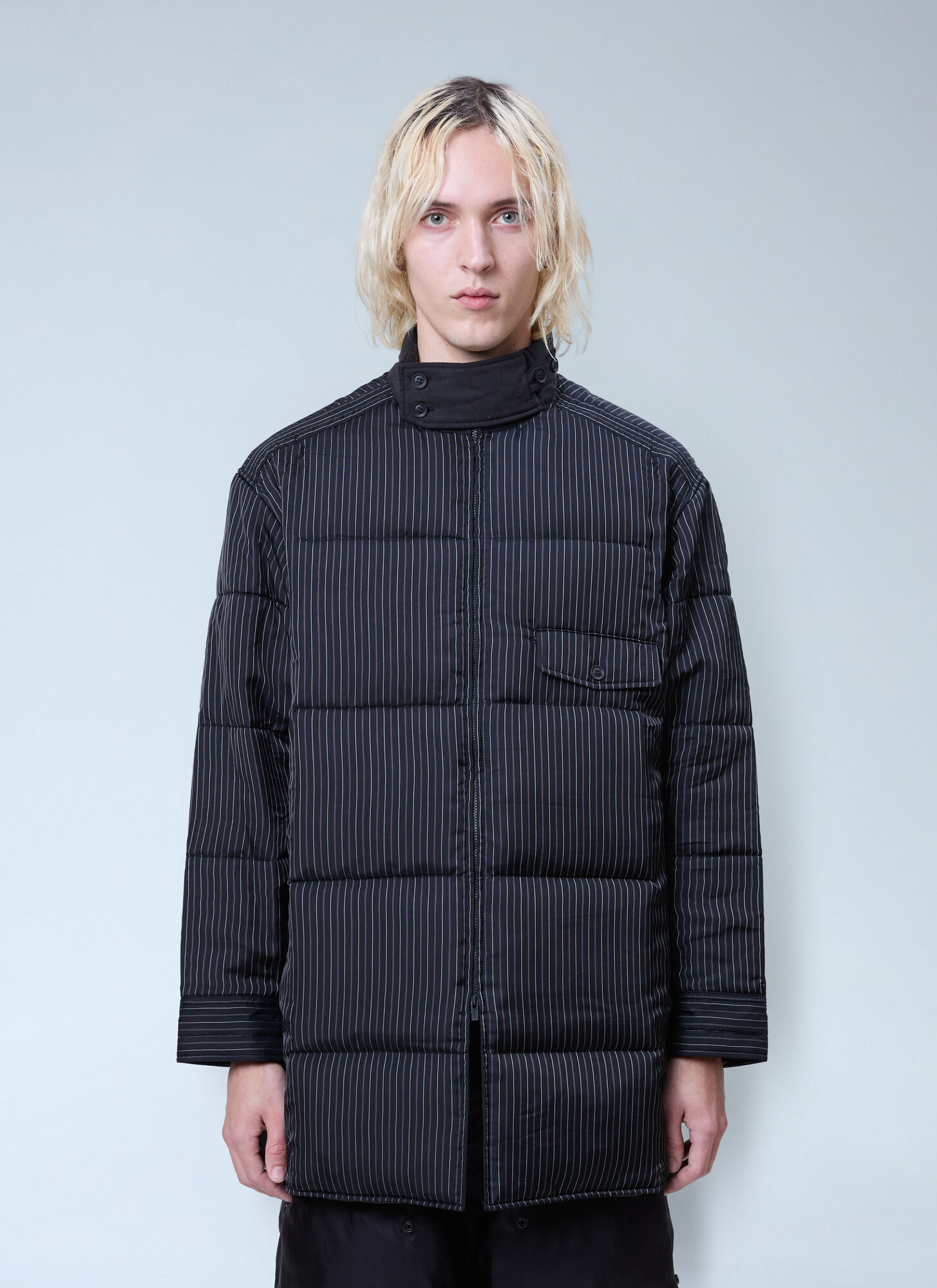 Yohji Yamamoto Padded Jacket – Man Jackets Black 4