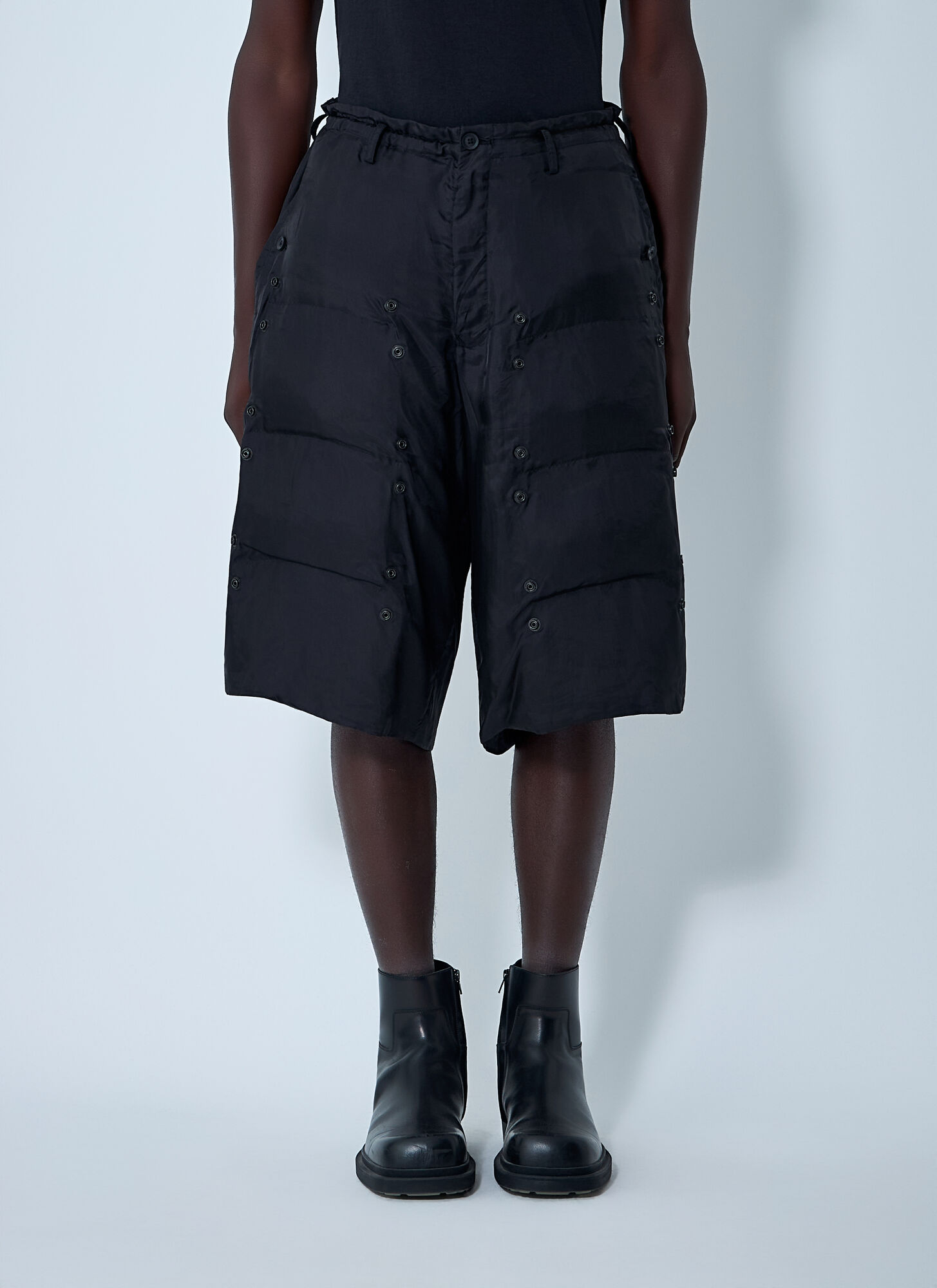 Yohji Yamamoto Padded Shorts - Man Shorts Black 3