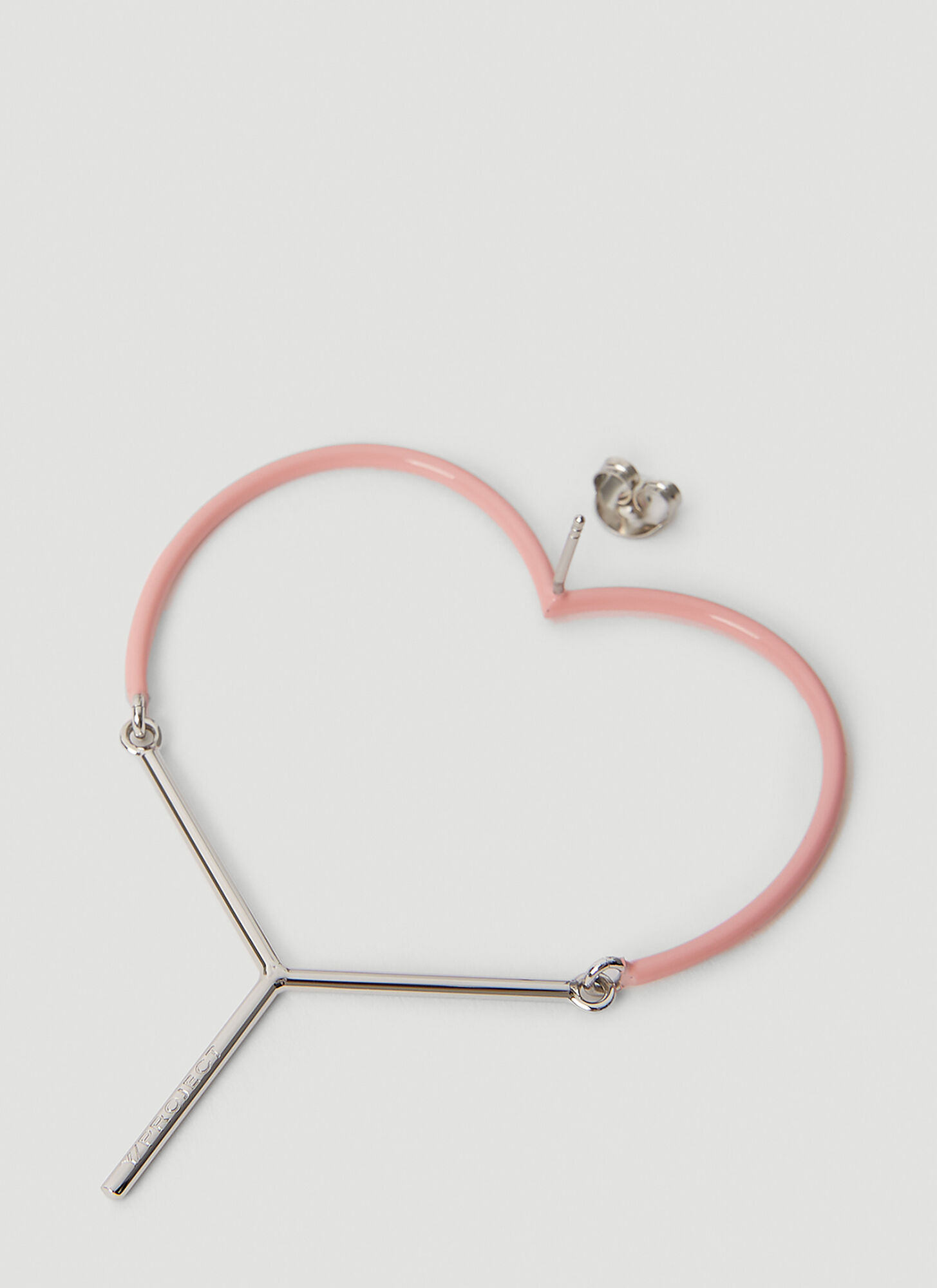  Y/project Y/project Y Heart Earrings - Frau Schmuck Pink One Size 