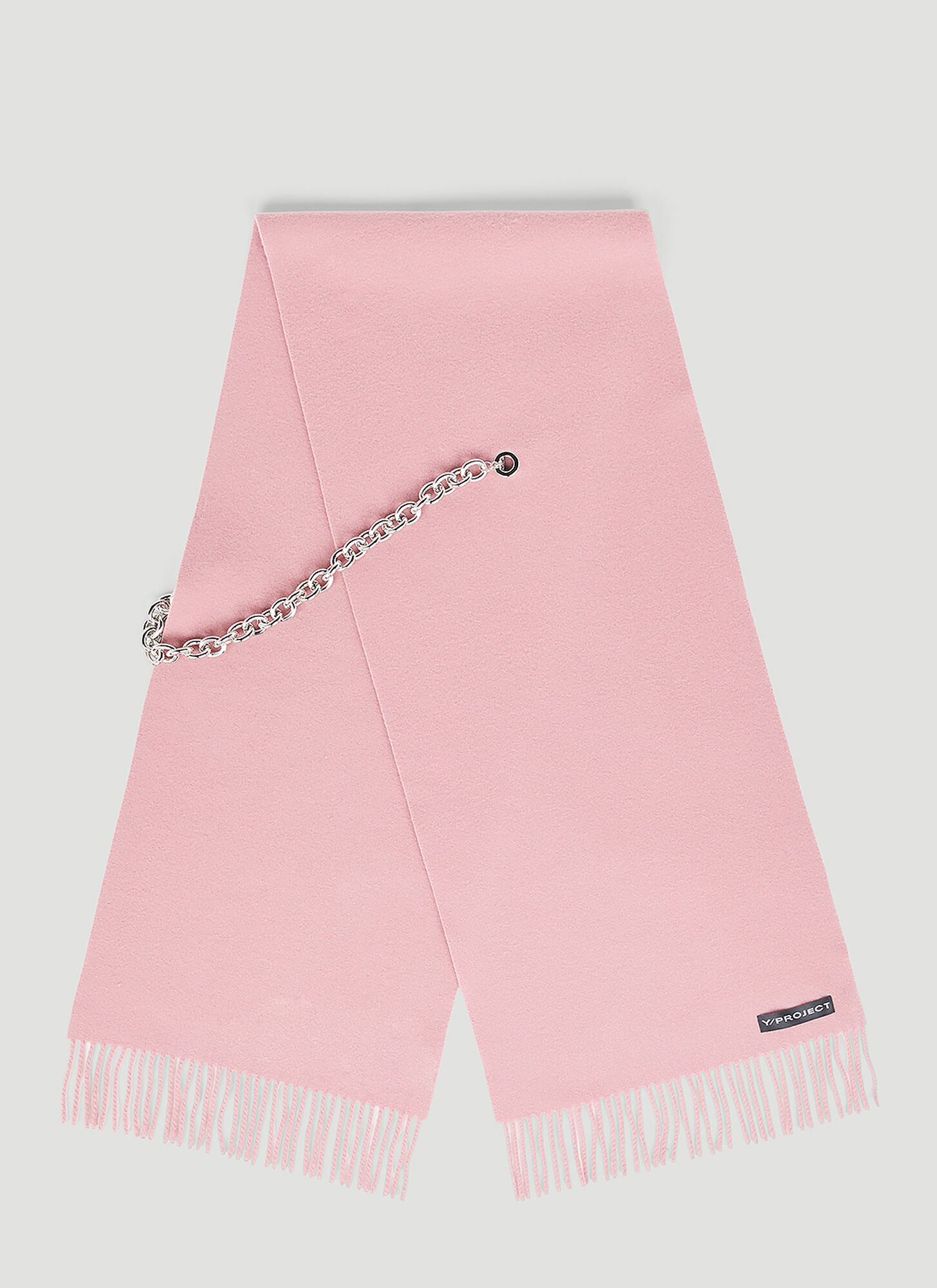  Y/project Y/project Chain Scarf - Frau Scarves Pink One Size 