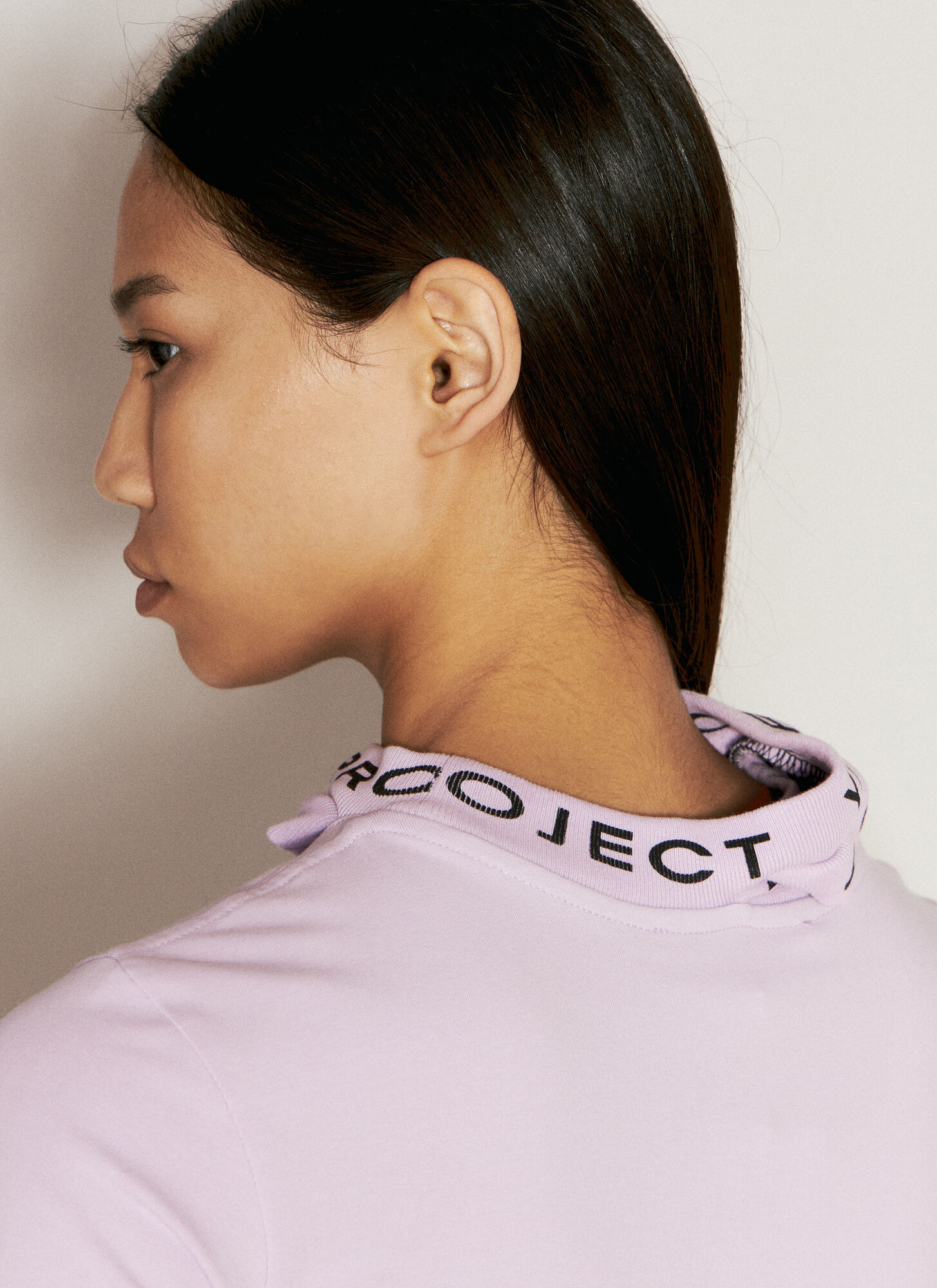  Y/project Y/project Triple Collar Fitted T-shirt - Frau T-shirts Lilac Xs 