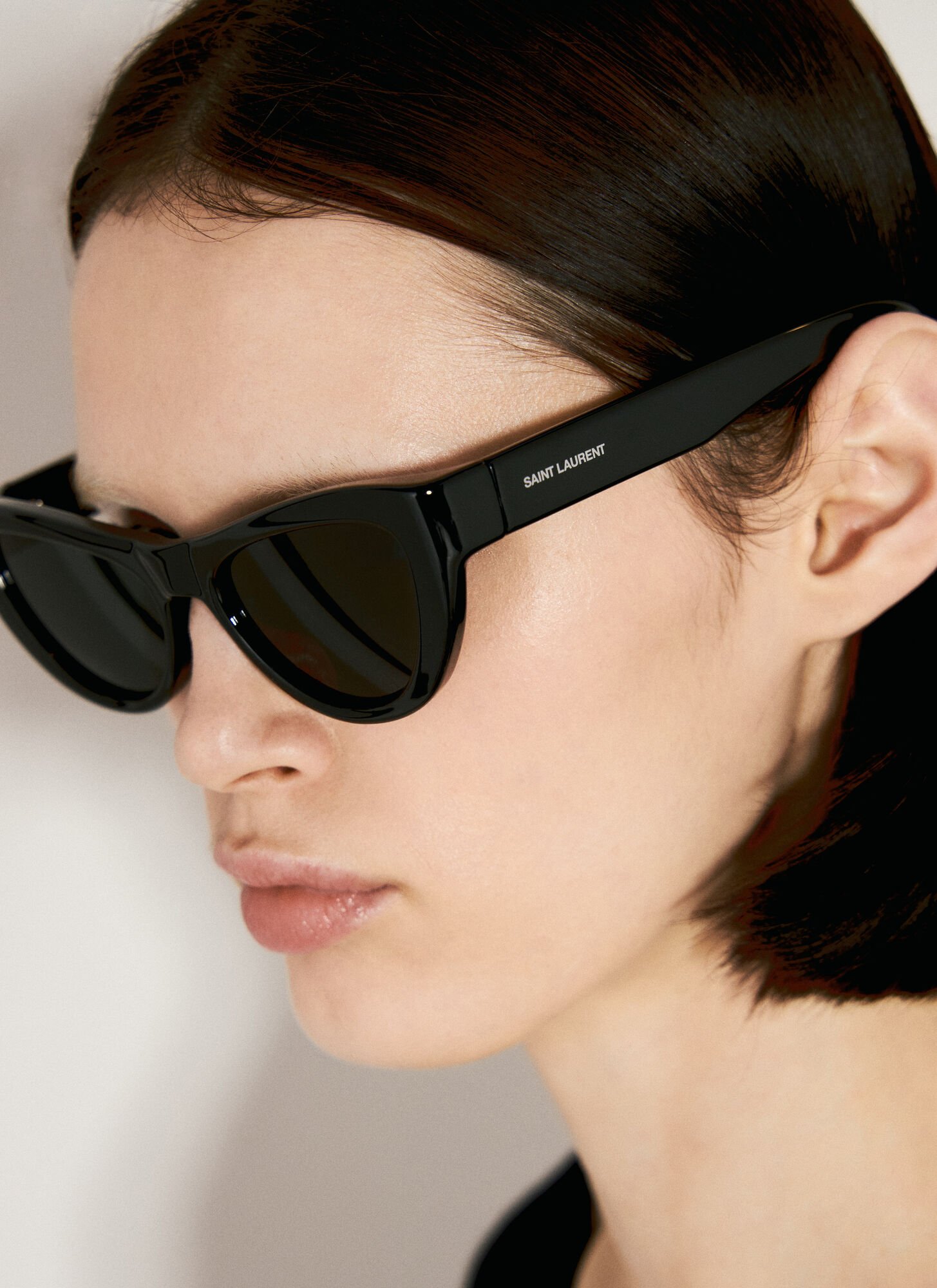 Shop Saint Laurent Sl 676 Sunglasses In Black