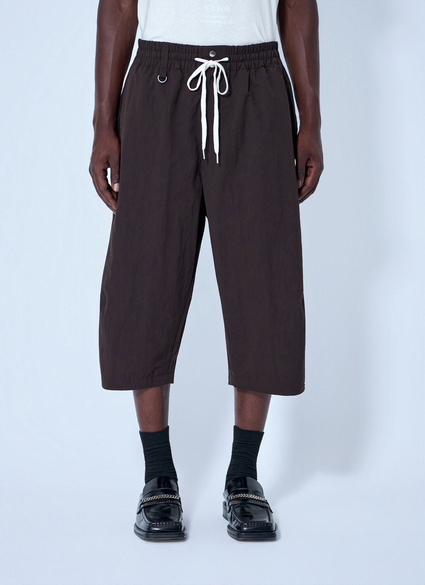 Y-3 X Wb Unisex Brown Rip Shorts - Shorts S