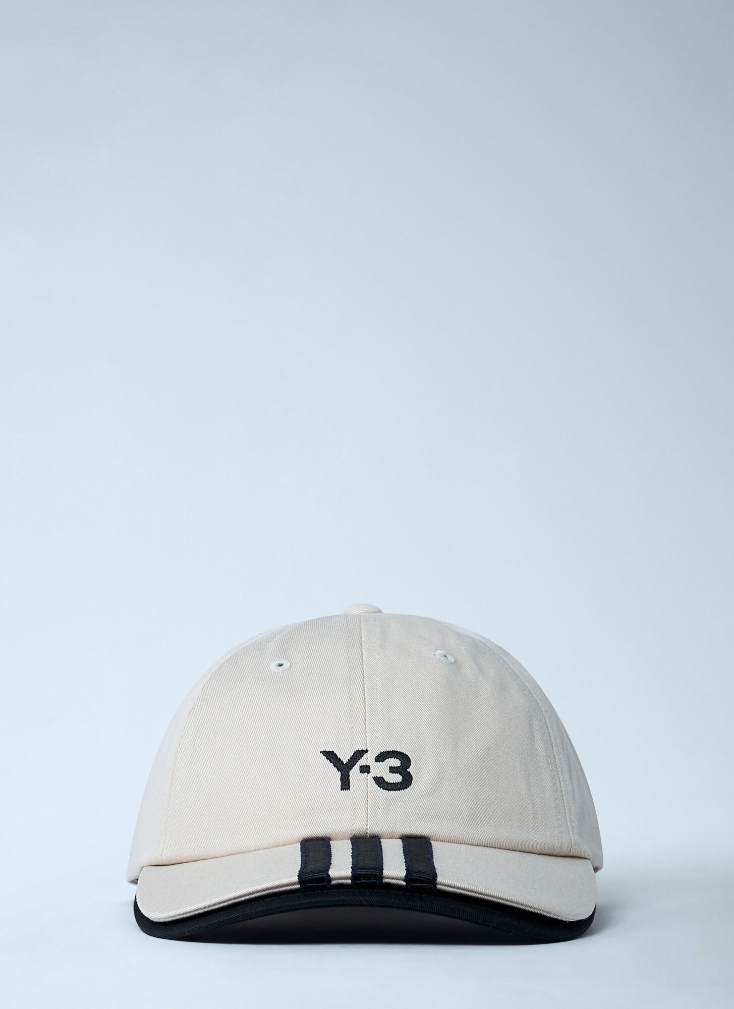 Y-3 Men's White Logo Motif Baseball Cap - Man Hats S
