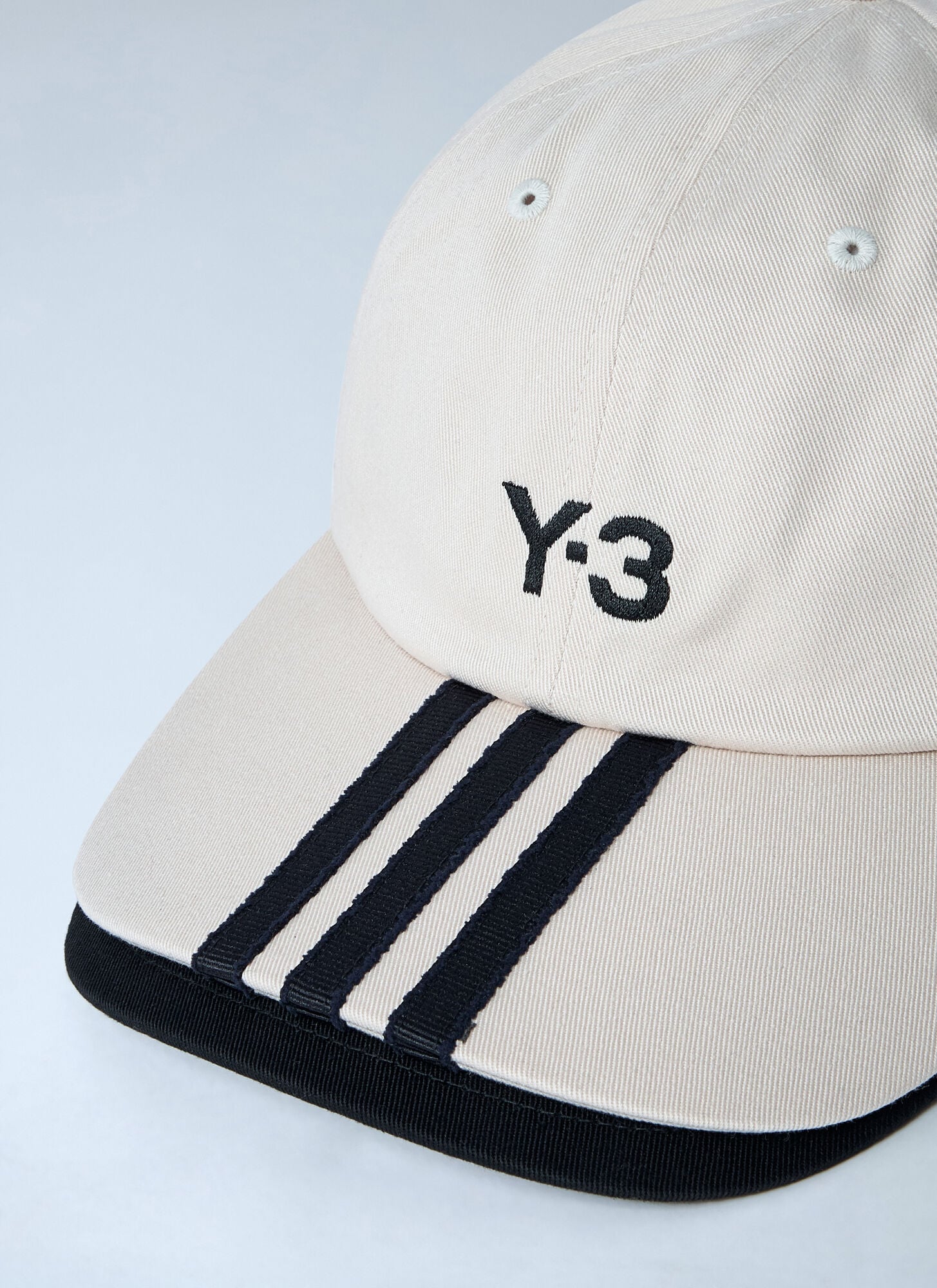  Y-3 Y-3 Logo Motif Baseball Cap - Mann Hats White M 