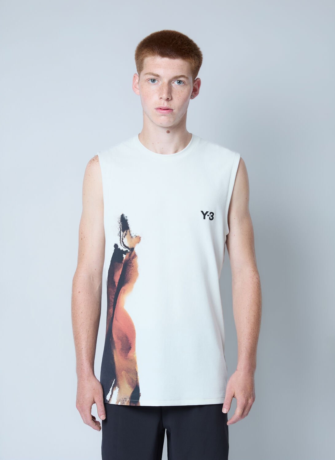 Y-3 Tennis Tank Top Pro Orbit Grey In White
