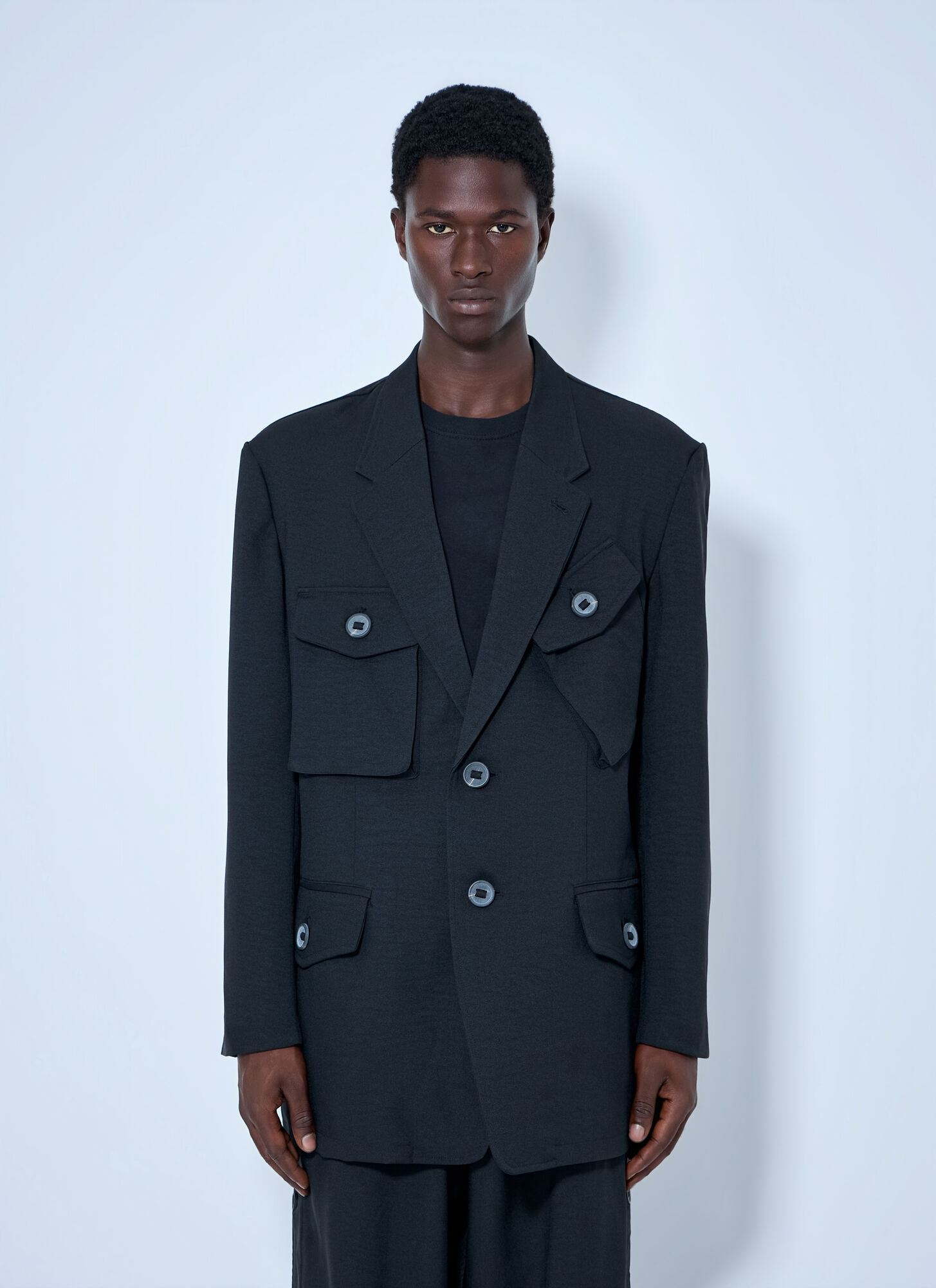 Y-3 Sport Uniform Chore Blazer - Man Blazers Black M