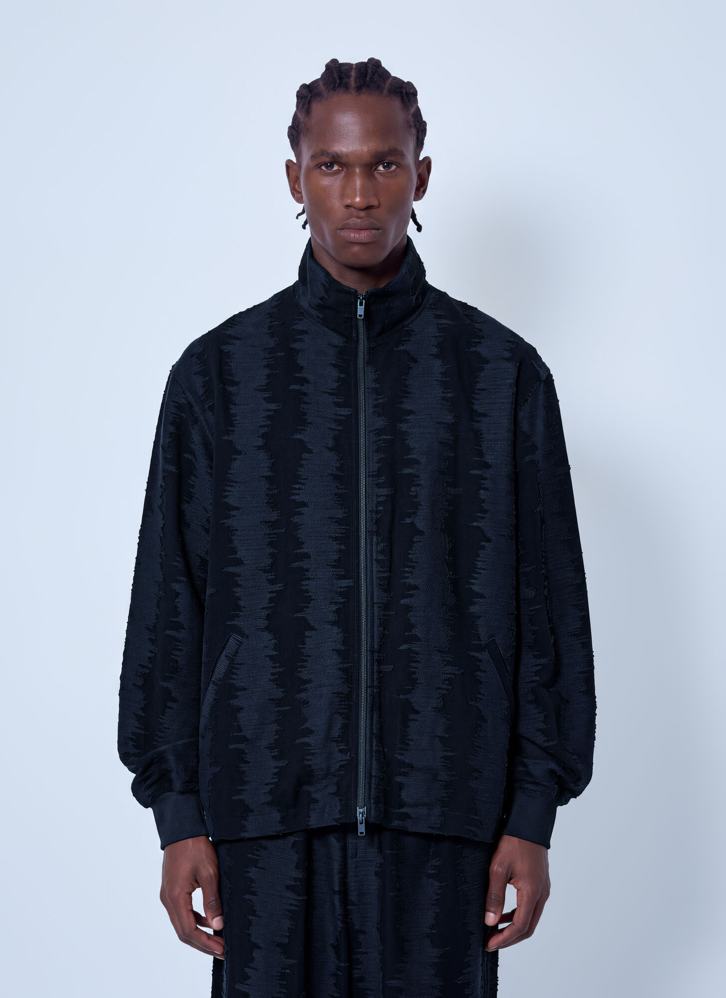 Y-3 Deco Stitch Track Jacket - Man Sweatshirts Black S