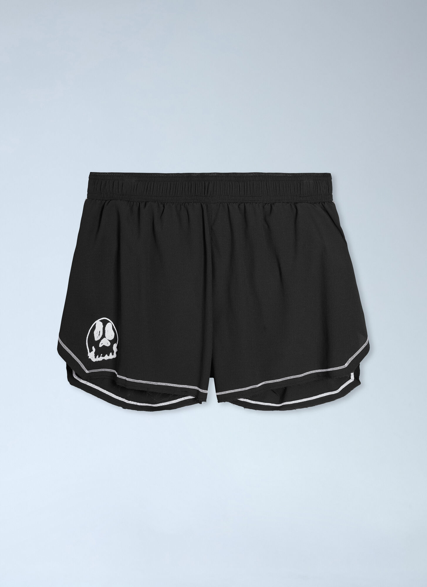 Y-3 X Chito Uomo Nero - Graphic Running Shorts, Size: M