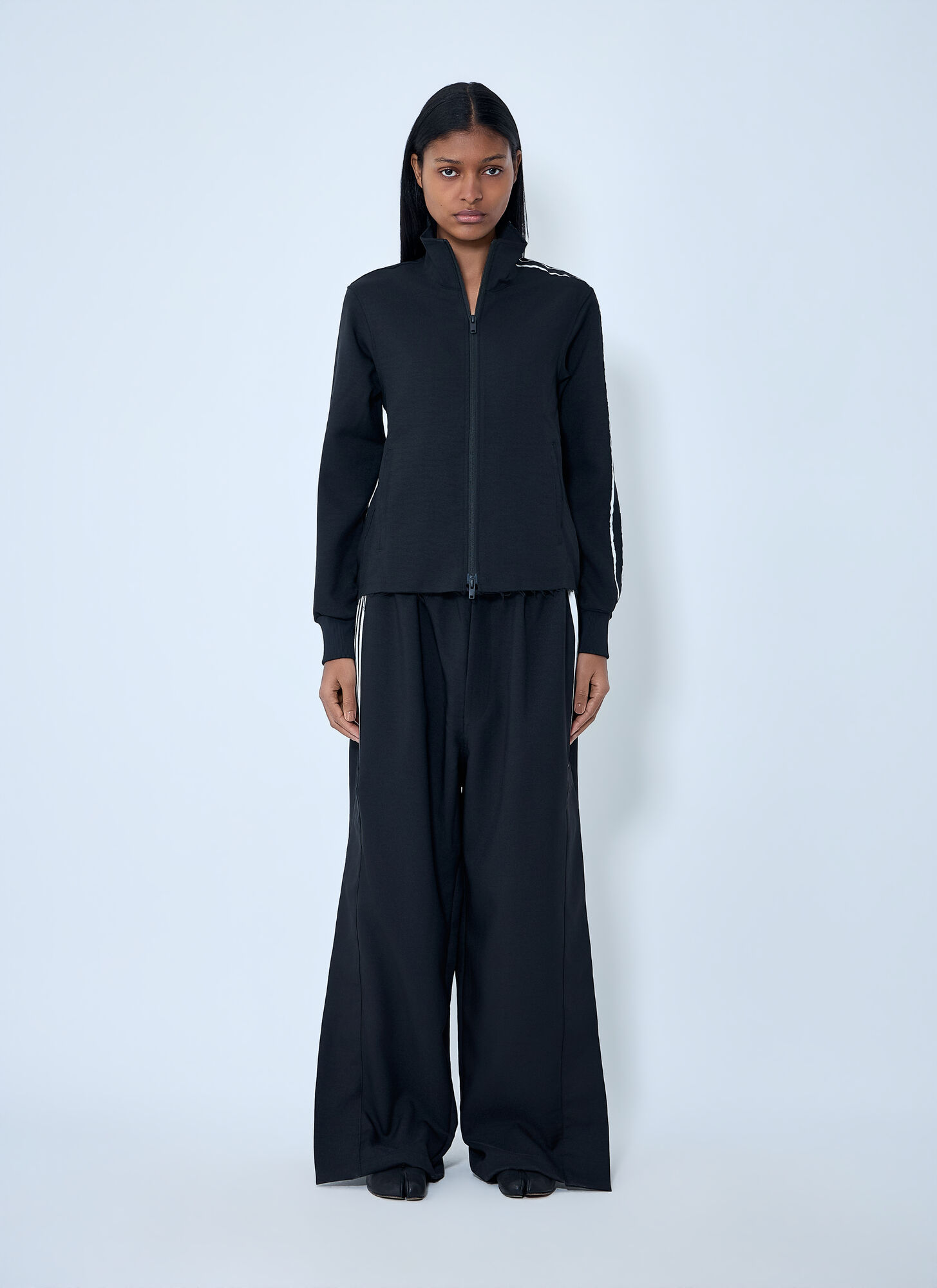  Y-3 Y-3 High-neck Zip Jacket - Frau Sweatshirts Black M 