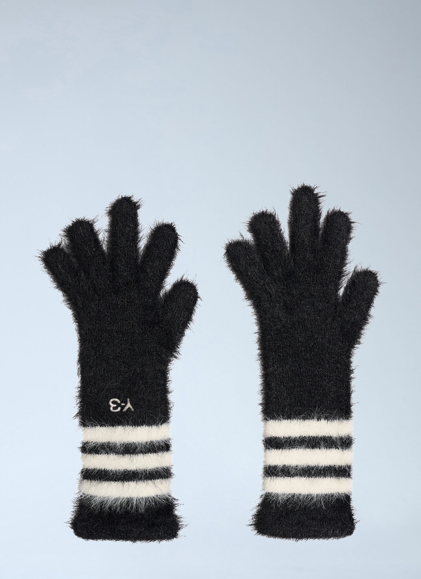 Y-3 3-Stripes Gloves - Woman Gloves Black L - Immagine 1