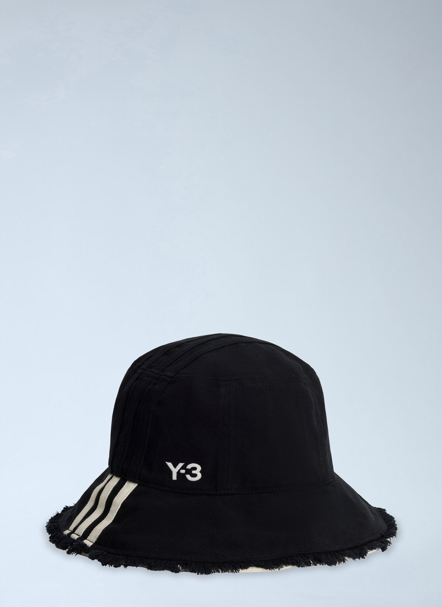 Y-3 Unisex Nero - Logo Motif Bucket Hat, Size: S