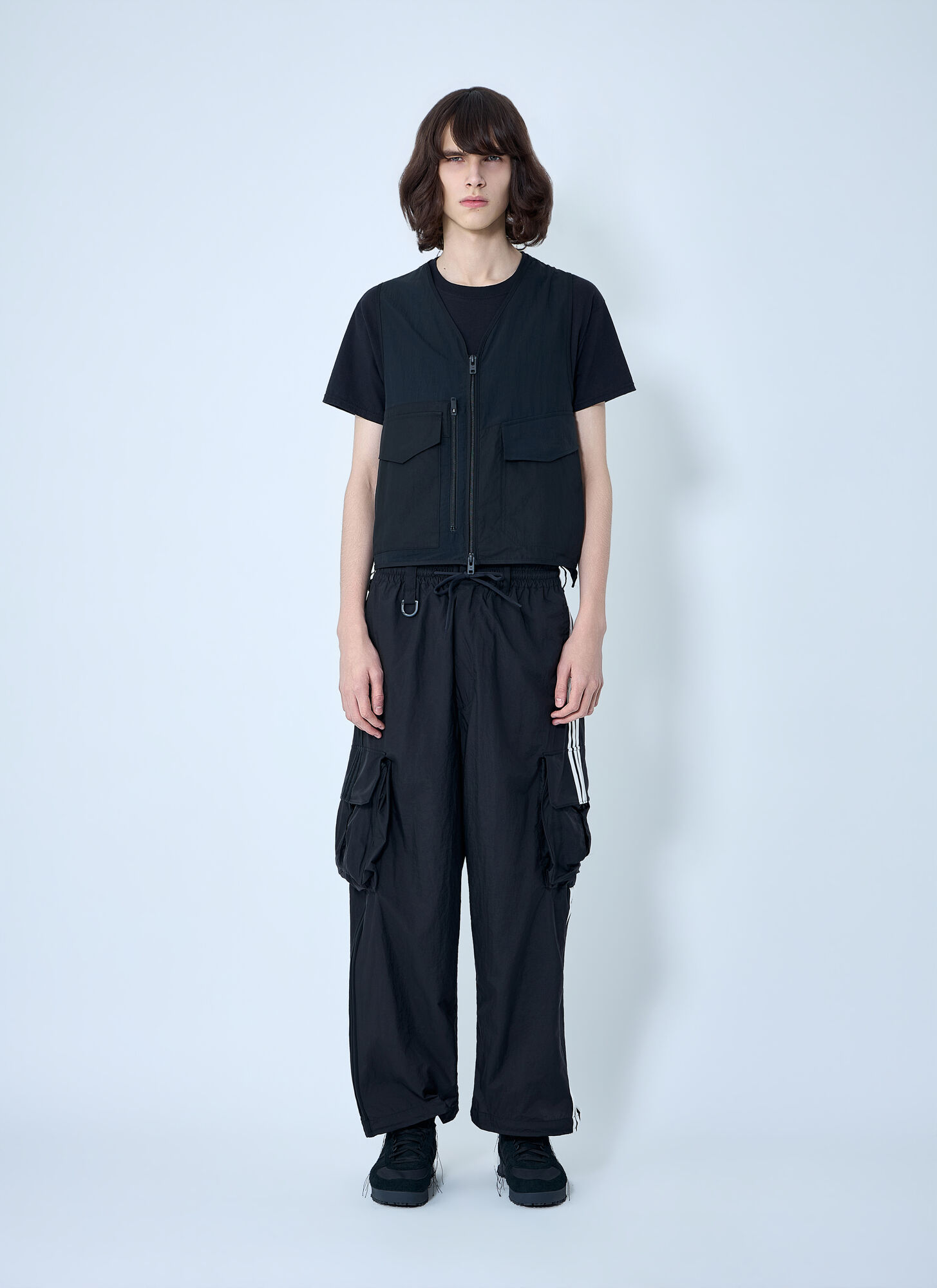  Y-3 Y-3 Nylon Wired Cargo Pants -  Hosen Black M 