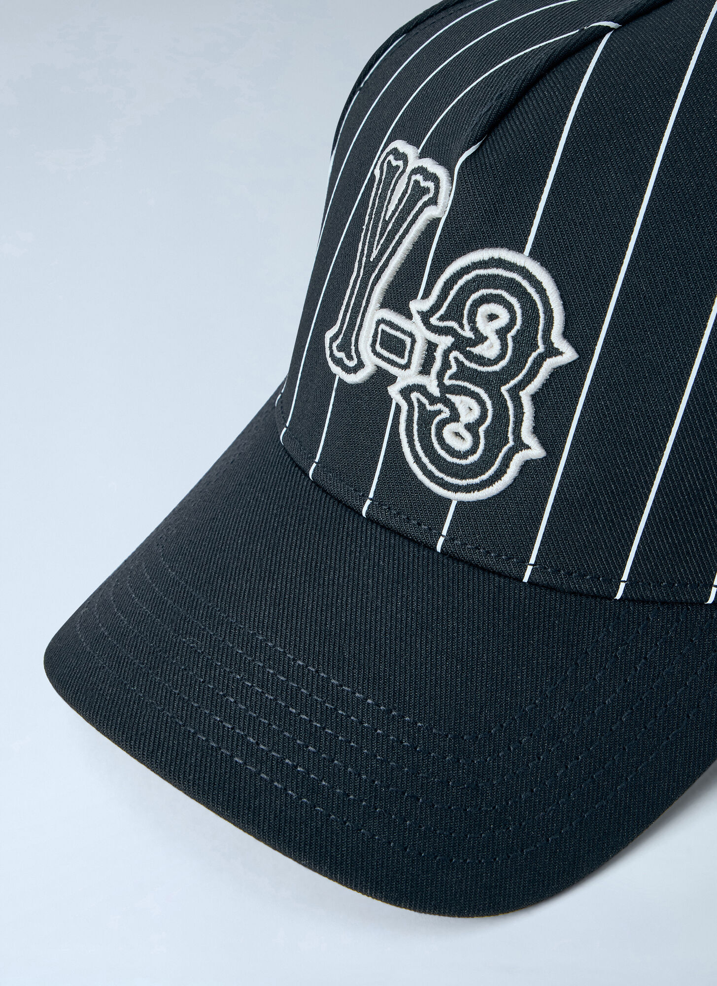  Y-3 Y-3 Pinstripe Logo Baseball Cap -  Hats Black M 