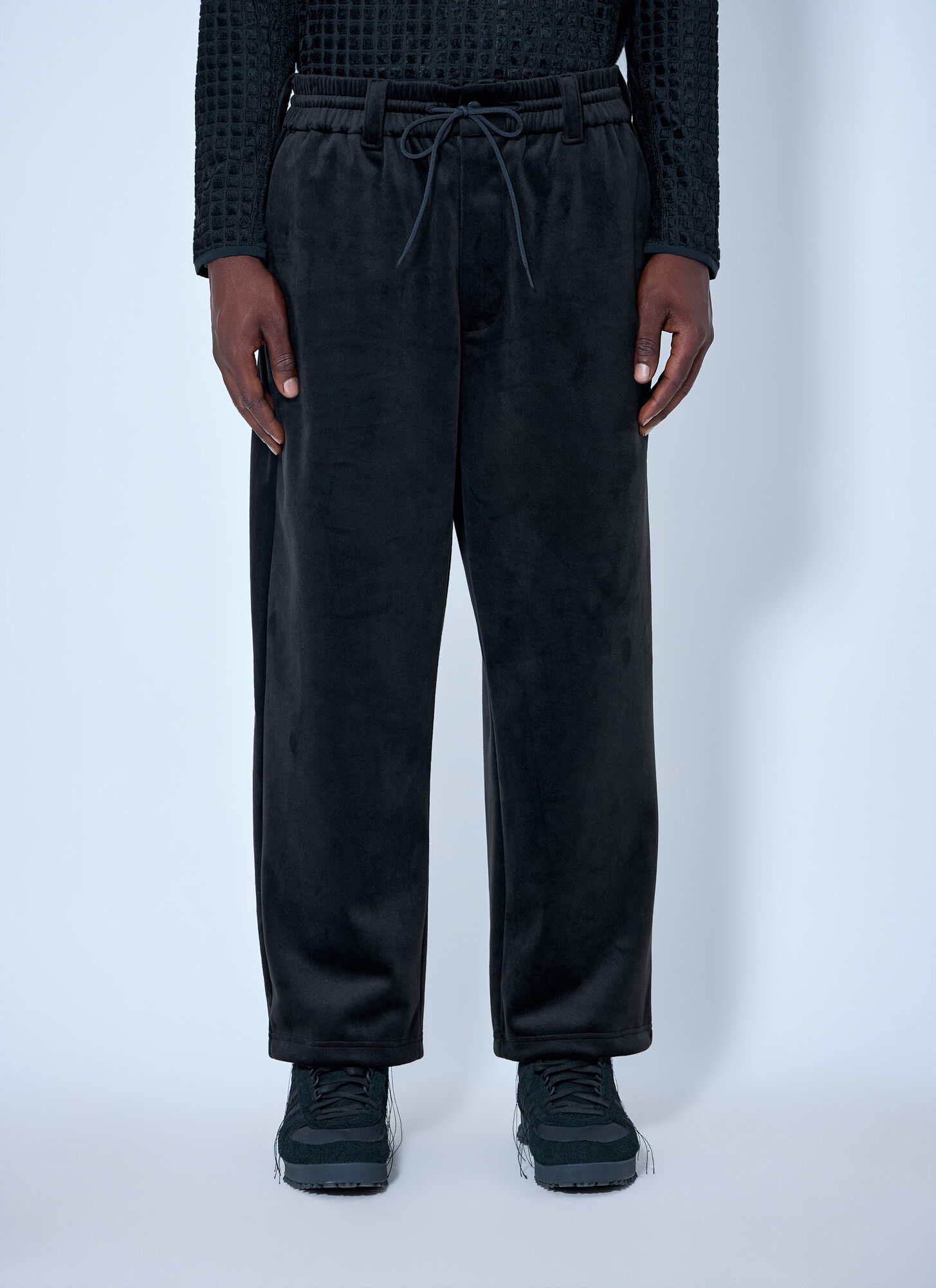 Y-3 Satin Gradient 3-Stripes Track Pants - Track Pants Black Xxs - Immagine 1