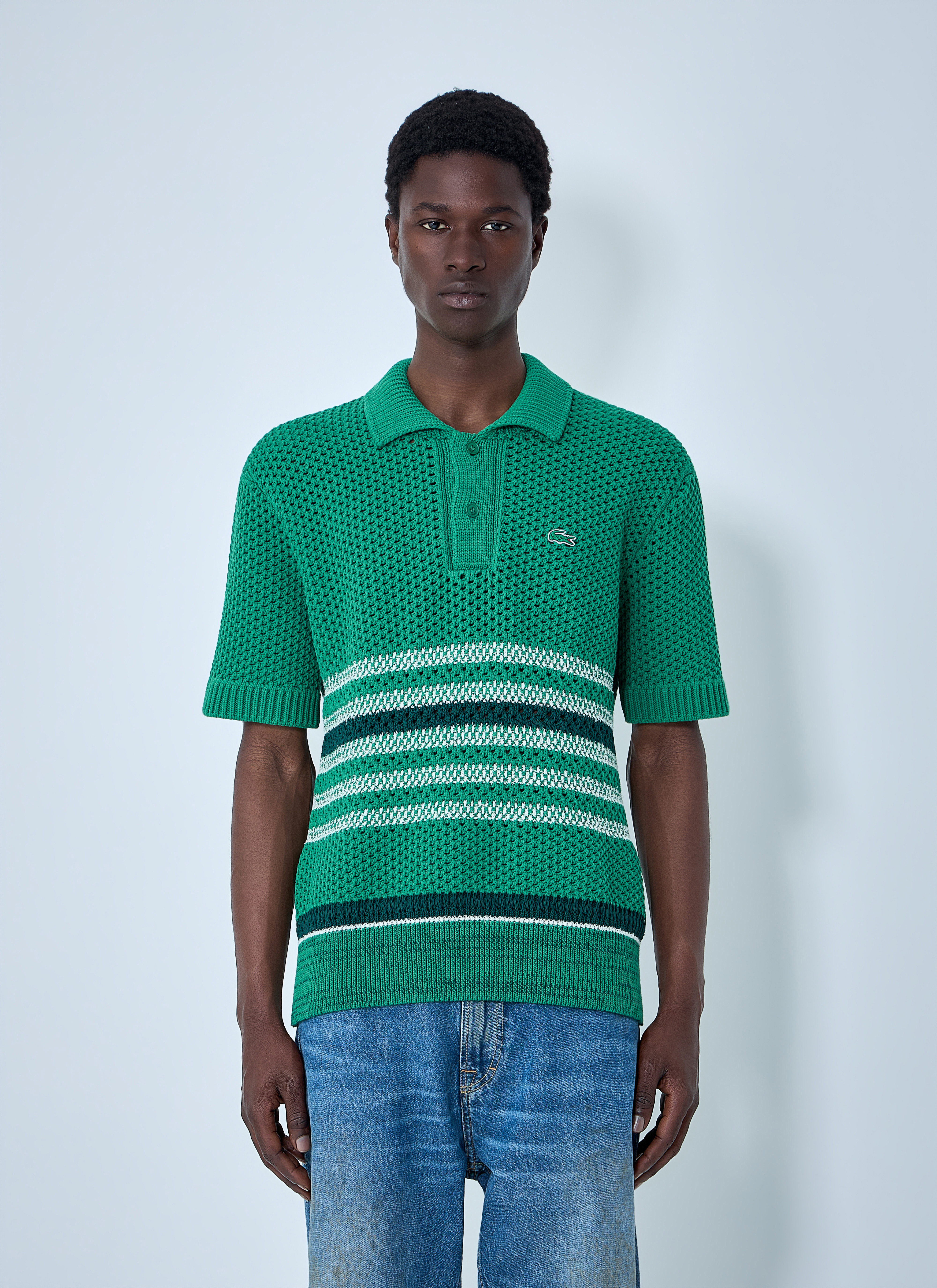 Lacoste Men's' Knit Polo Shirt in Green | LN-CC®