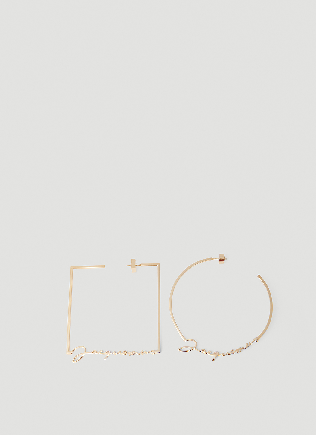 Les Creoles Ronde Carré Earrings