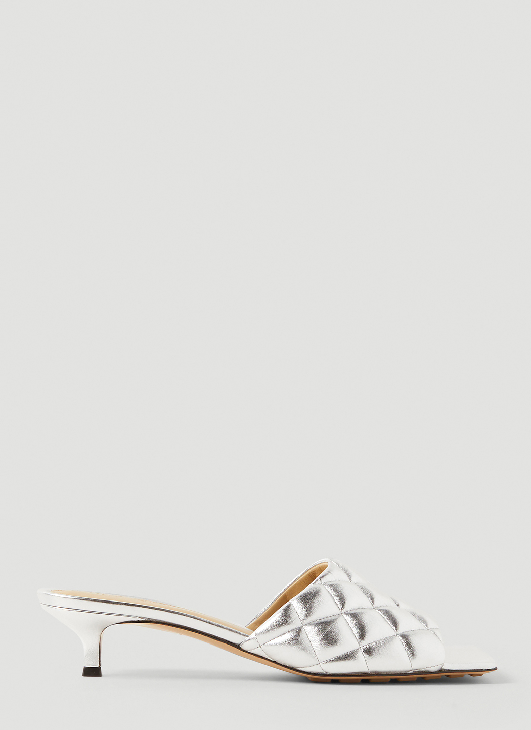 Padded Kitten Heel Mules