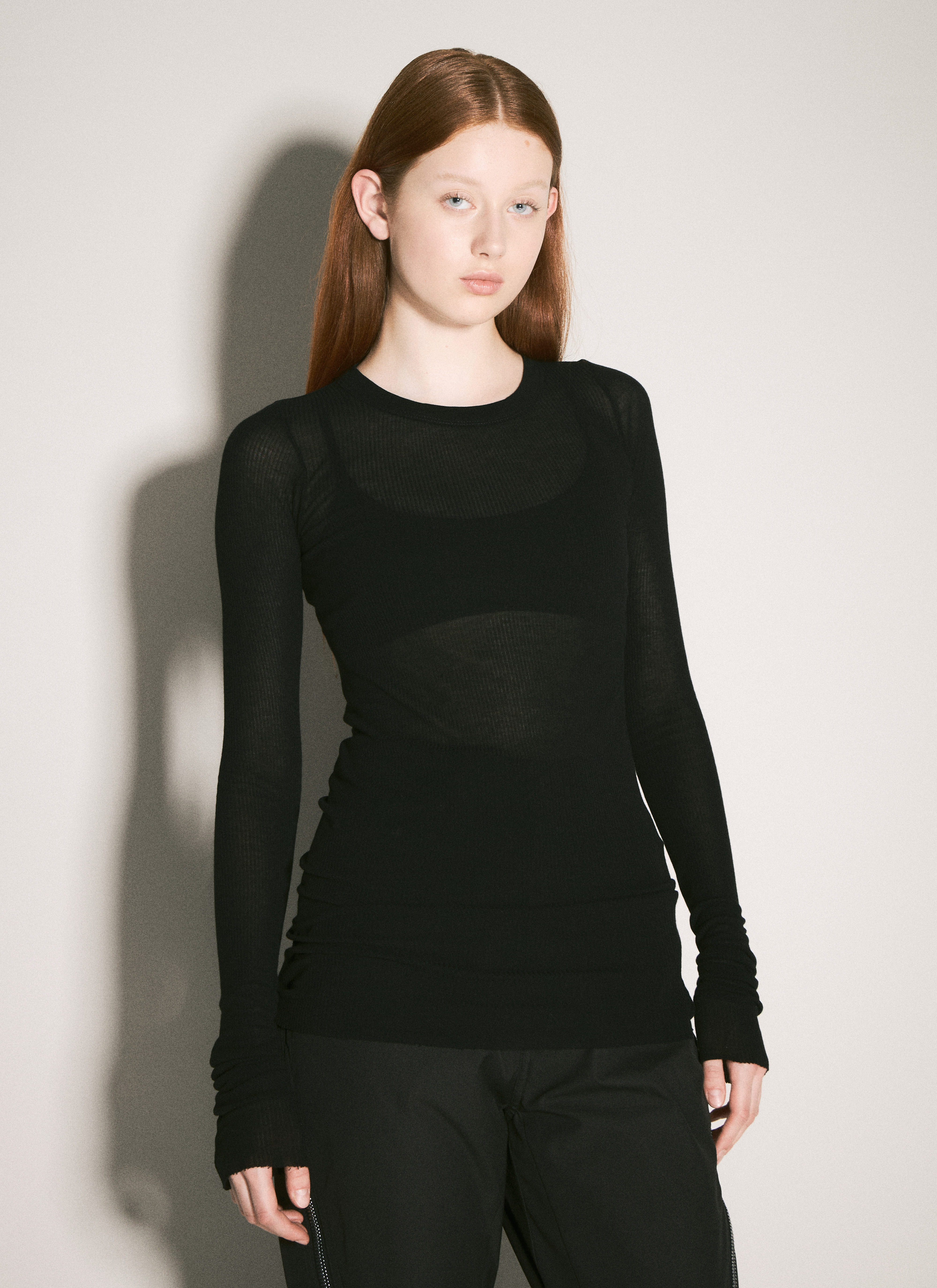 Rick Owens DRKSHDW ARCHIVE RIB LS T