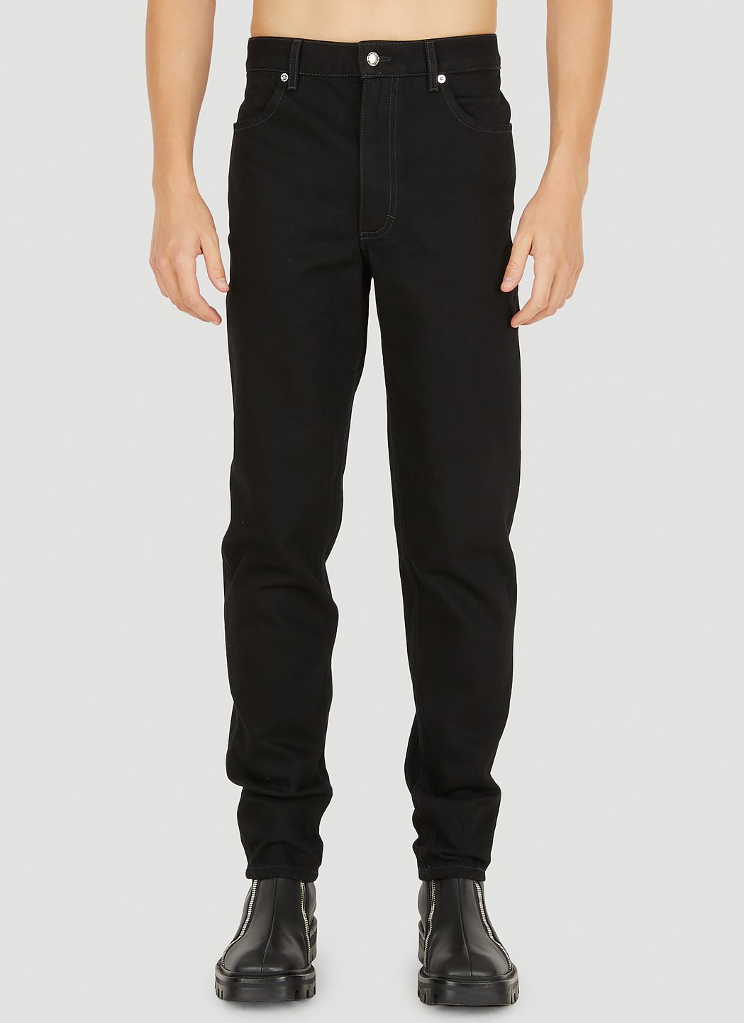 ECKHAUS LATTA ブラック ハーフパンツ 25 ECKHAUS LATTA / エコーズラッタ - HUSK PANT (AEGEAN) | RADD