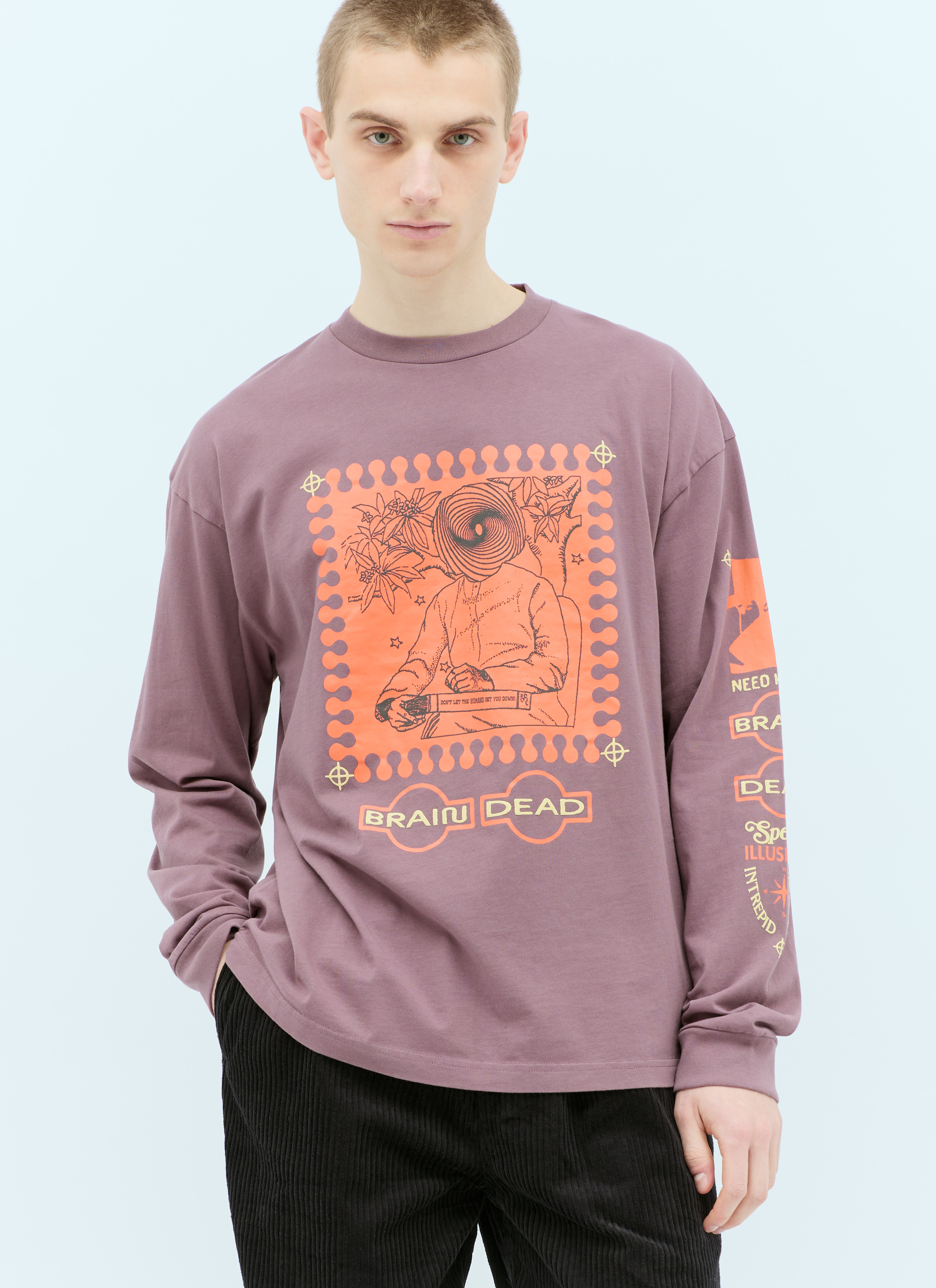Brain Dead Men's' Special Illusions Long-Sleeve T-Shirt in