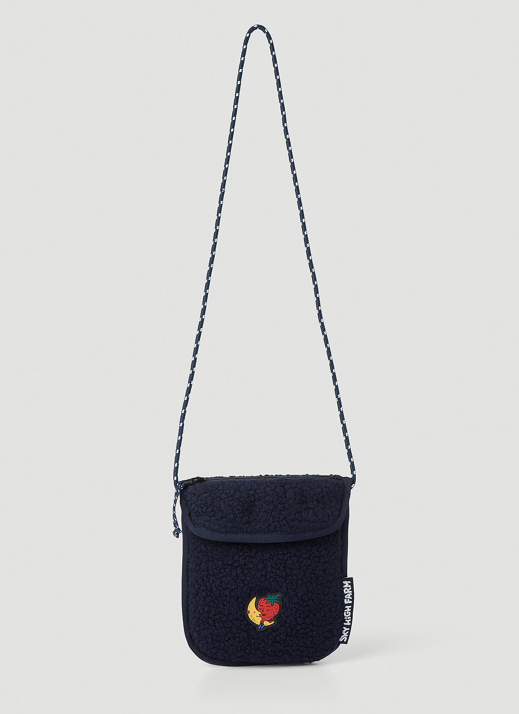 Quilted Fleece Crossbody Bag